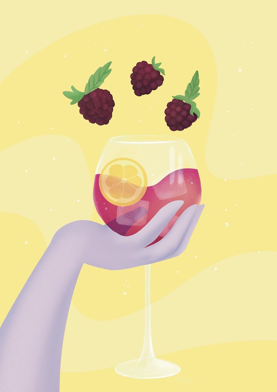 Blackberry Gin & Tonic