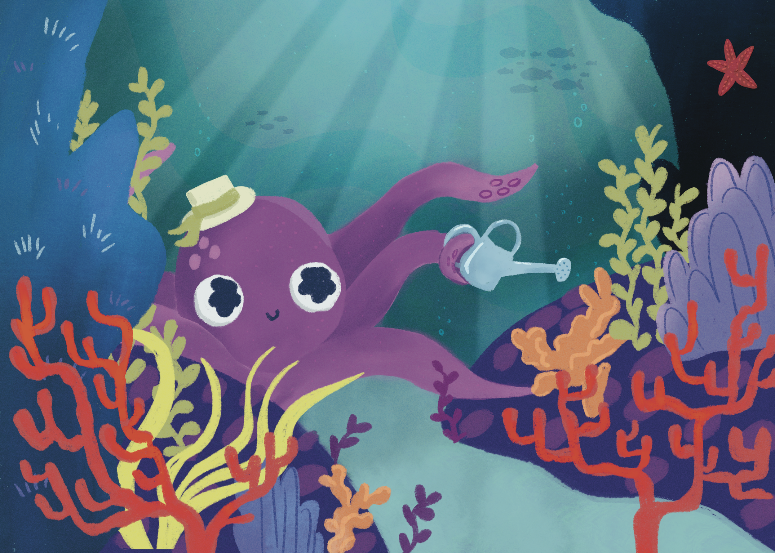 'Octopus's Garden' - Peachtober 23: Garden