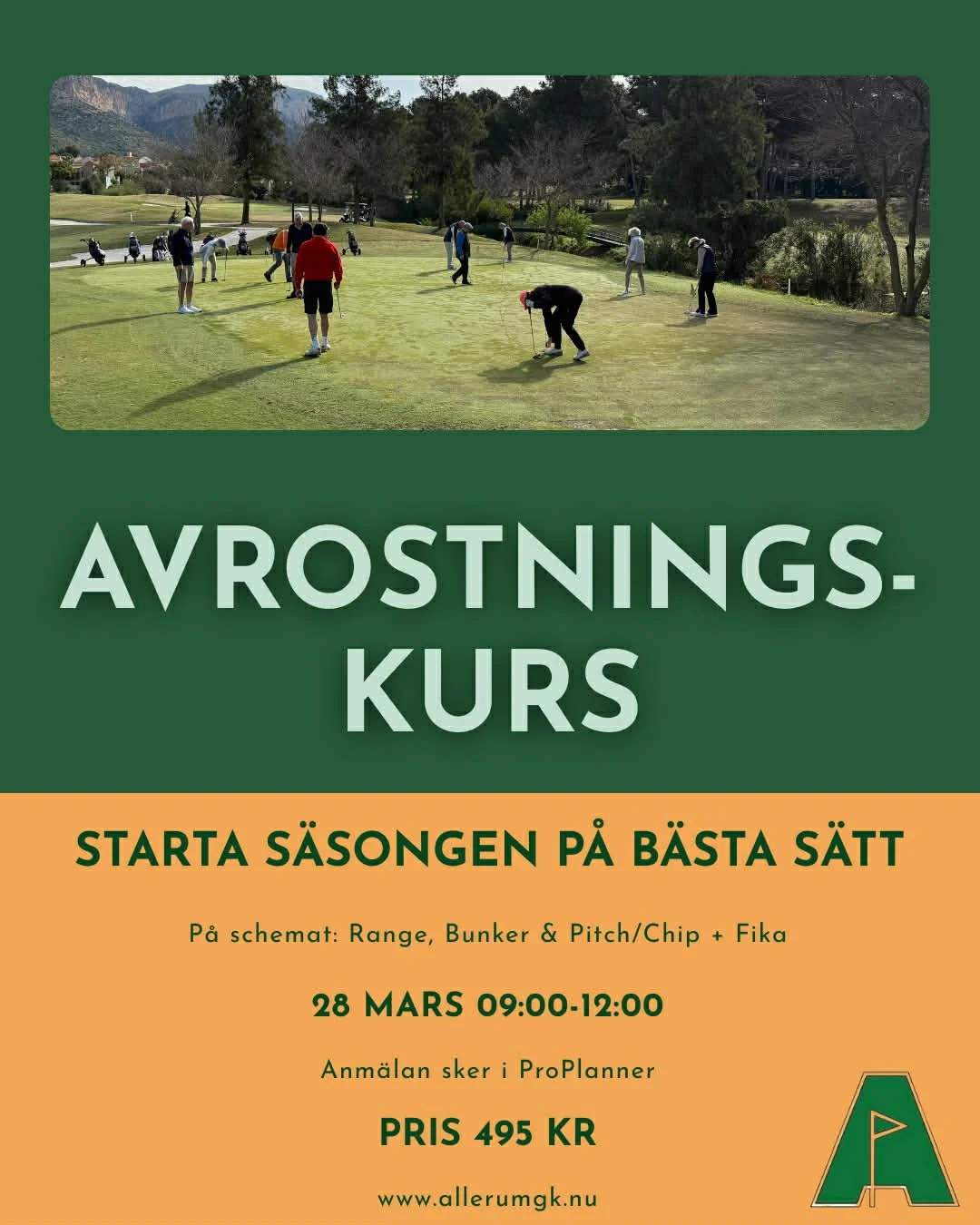 Avrostningskurs 28 mars
