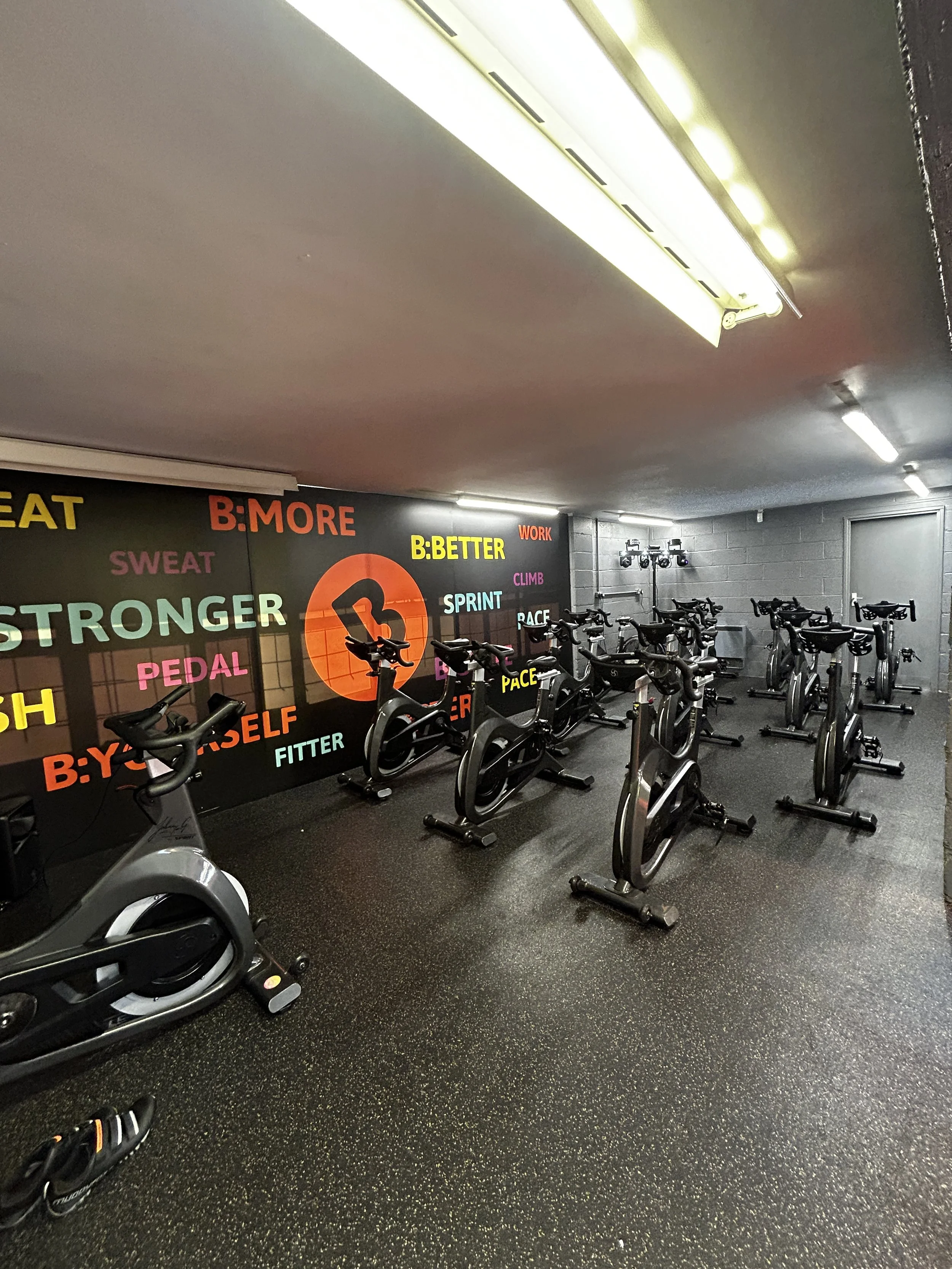 spin studio Spacious, private, and distraction-free