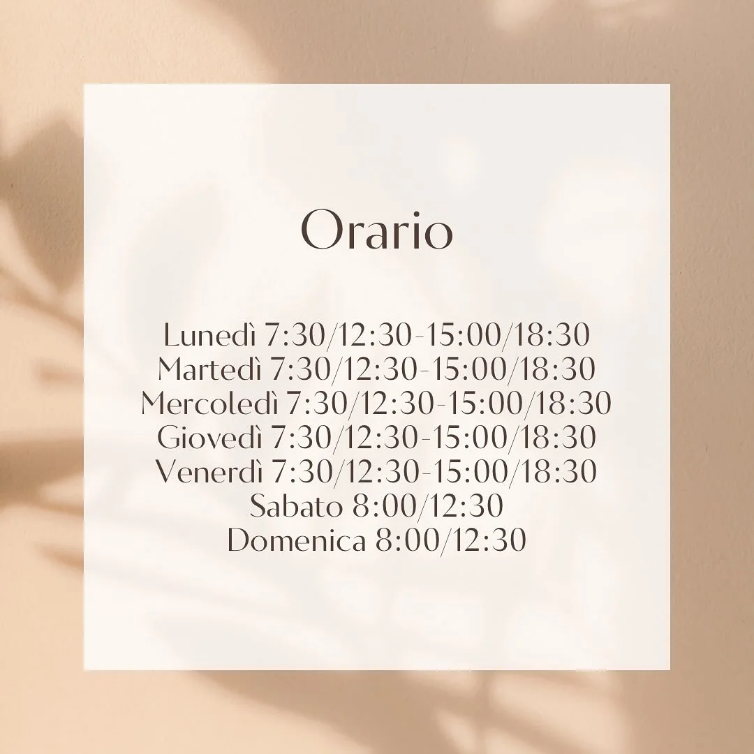 Piccola info di servizio ℹ️