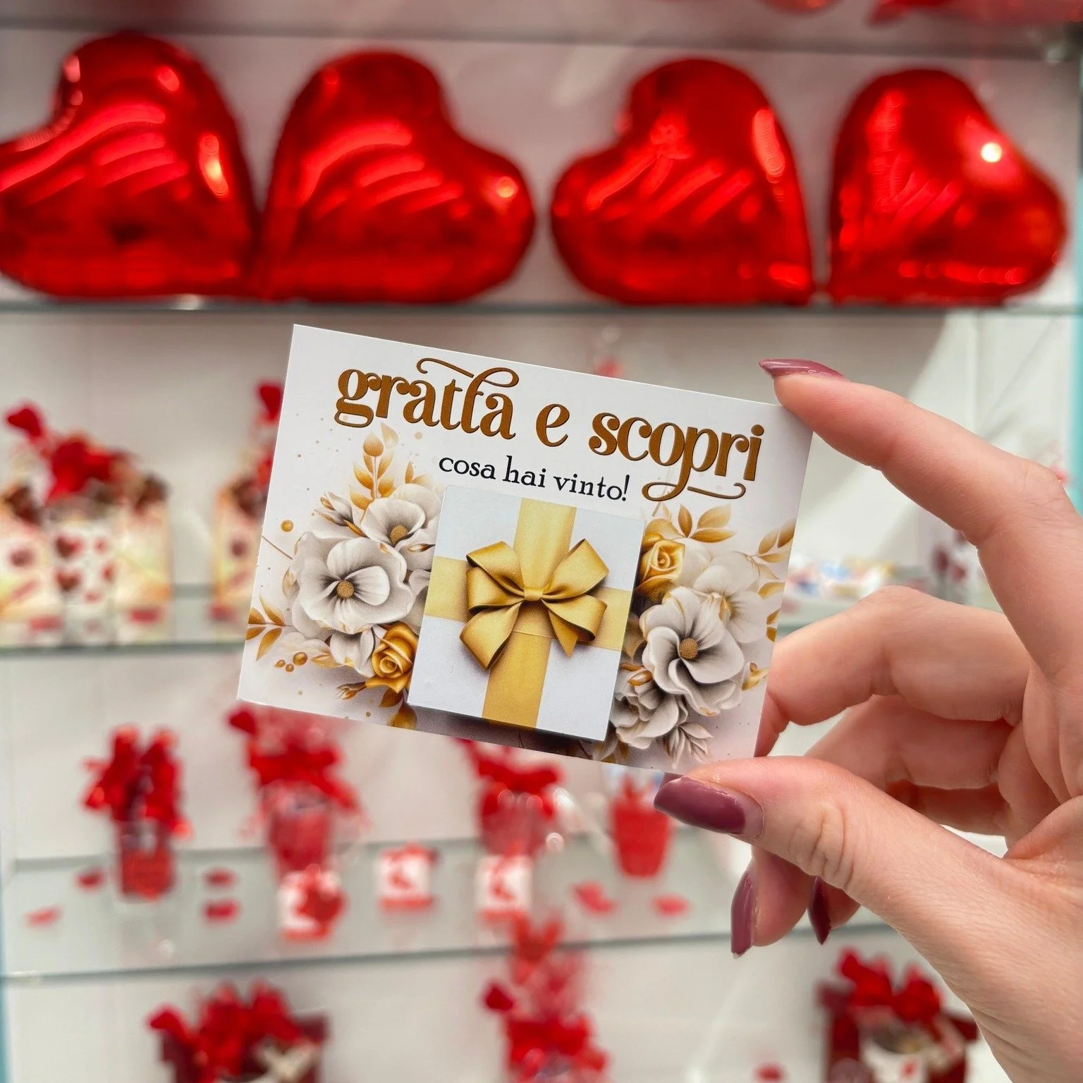 💝 ULTIMO GIORNO &ndash; Speciale San Valentino! 💝

Ricevi il nostro
🎁 &ldquo;GRATTA E SCOPRI COSA HAI VINTO!&rdquo;

Come ottenerlo?
🥐 2 Cappuccini + 2 Brioches
oppure
☕  2 Cioccolate Calde + 2 Frittelle

Festeggia l&rsquo;amore con una dolce pau