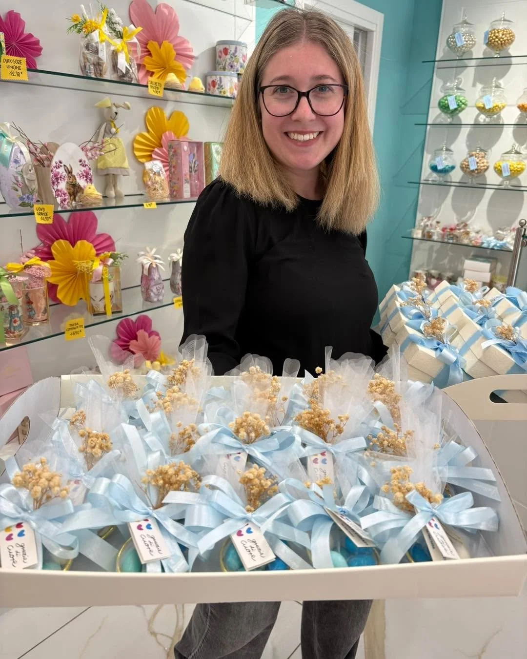 Consegna speciale ✨

Le bomboniere per il battesimo del piccolo Lorenzo 🩵

#battesimo #teresinaverona #EventiSpeciali