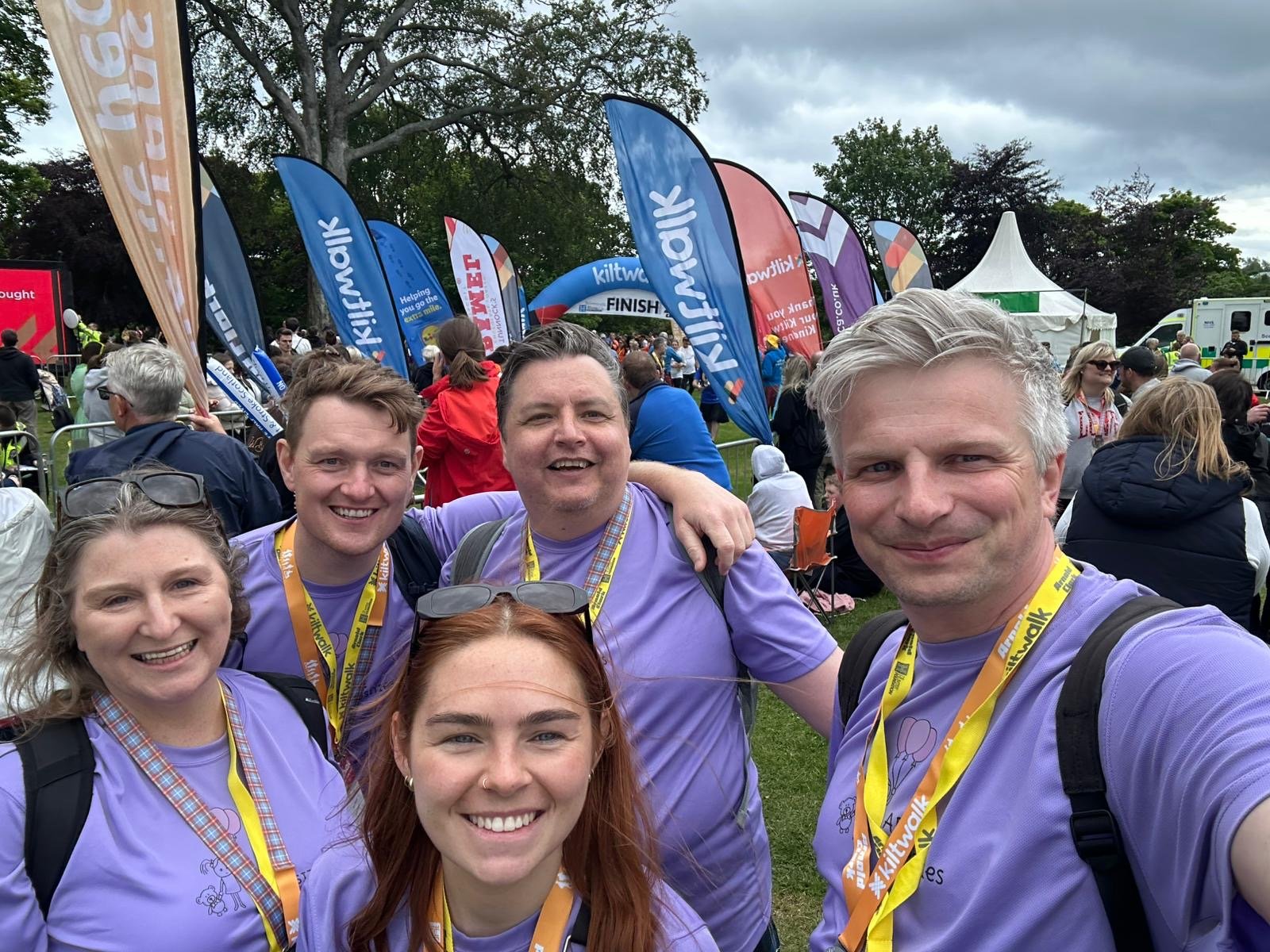 OGCS Team Completes Aberdeen Kiltwalk in Support of AberNecessities