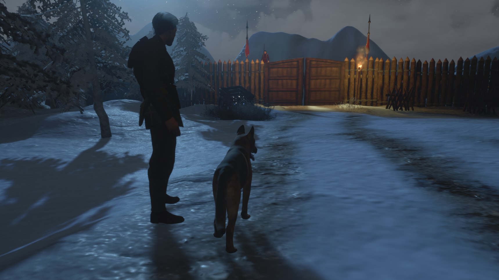 2. Open the main gate.