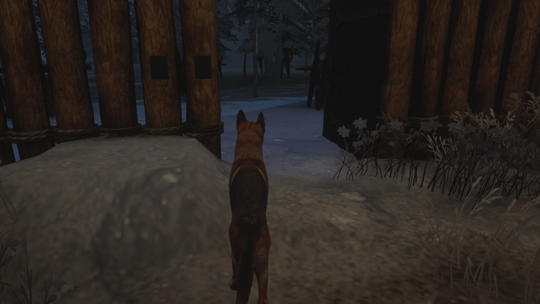 3. Push the bar to open the side gate for your handler.