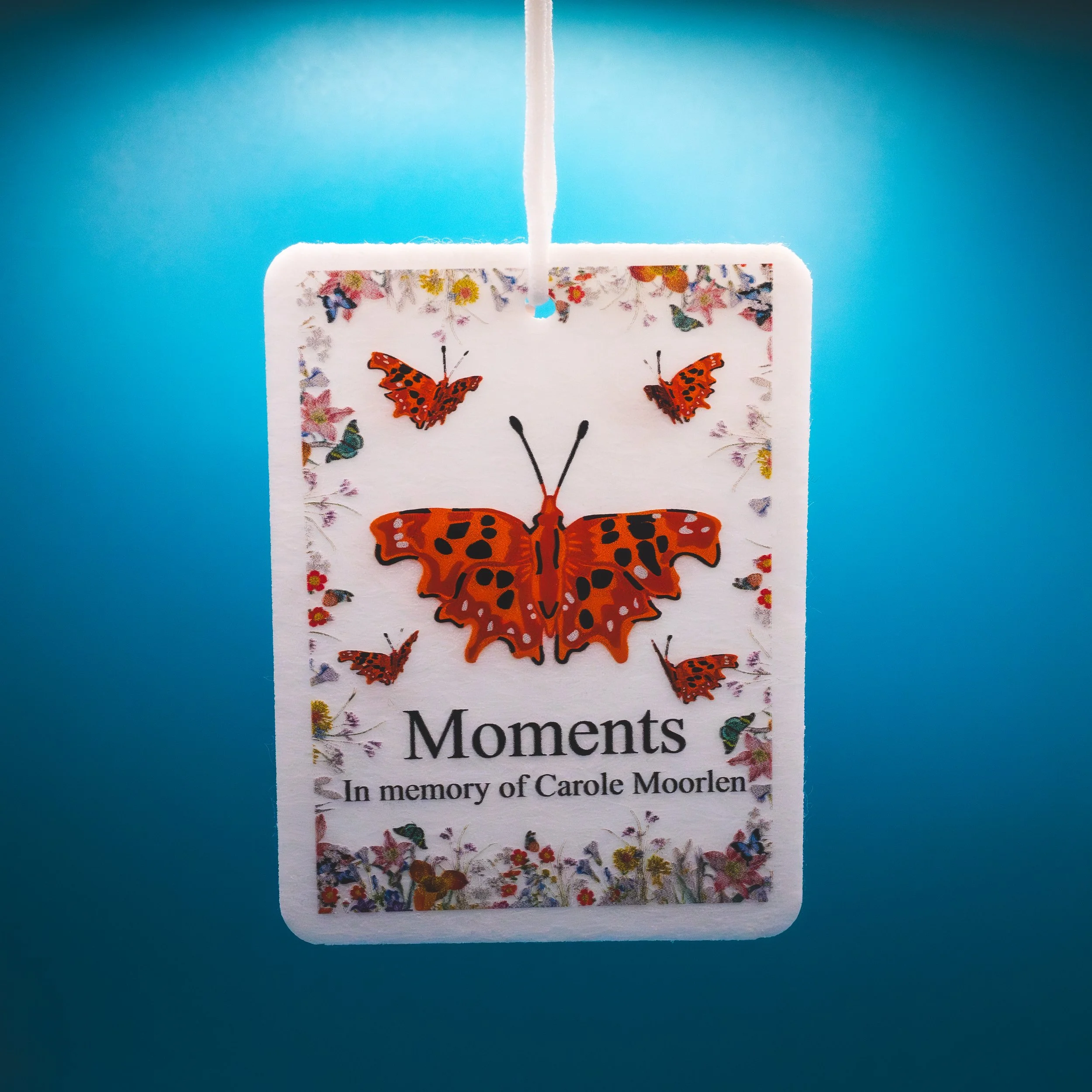 Moments Car Air Freshener (With Pattern)