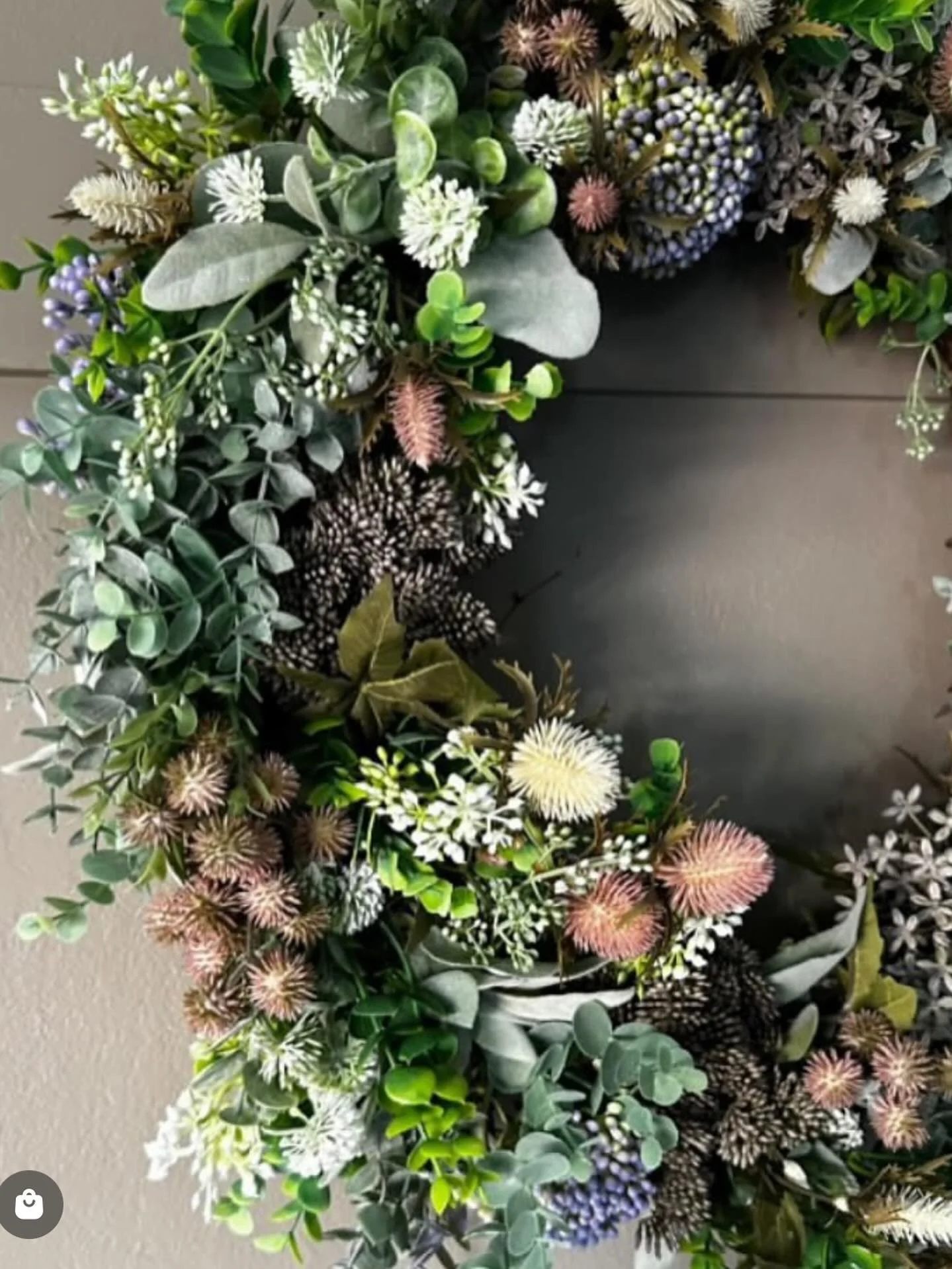 Happy Tuesday everyone, I&rsquo;ve had a great long weekend with my old school friend, enjoying folk week. Back to wreathing today and the Nordic wreath one of my favourite all year wreaths is proving popular this week. Xx #nordic #nordicdesign #nord