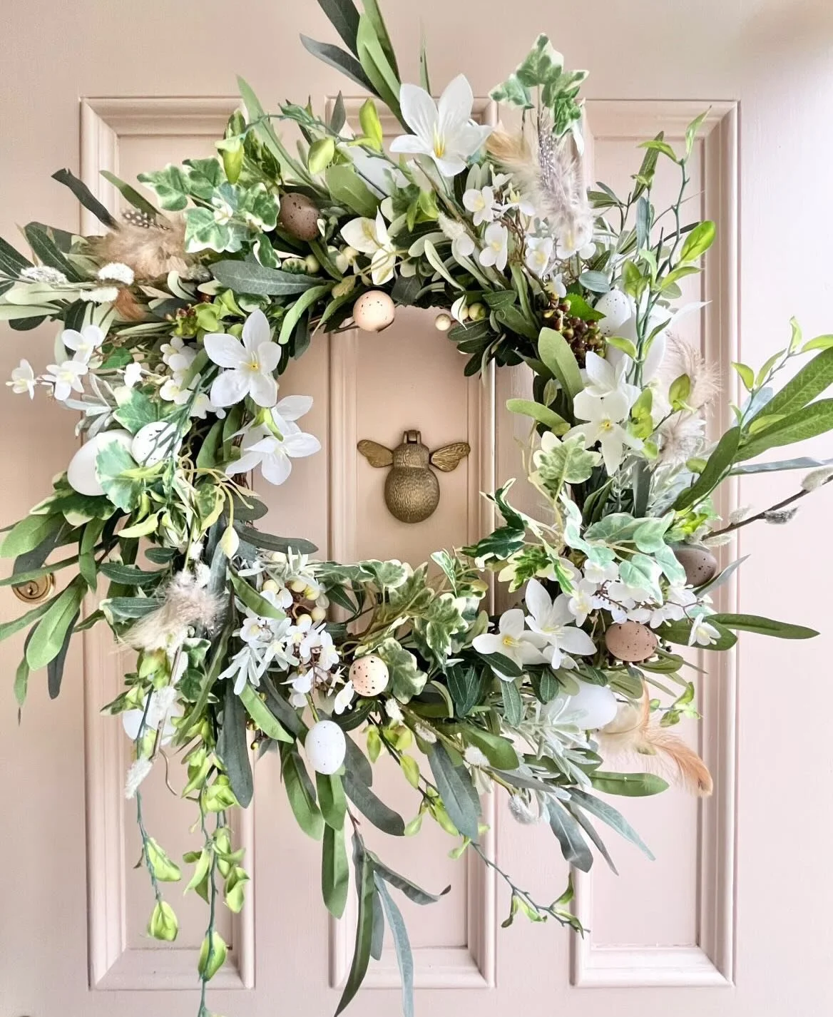 Easter, my favourite, love the decs and love chocolate!!. Here&rsquo;s my 2 Easter designs available through my website, but limited stock. Both last years and this years. Xx #easter #easterdecorations #easterwreaths