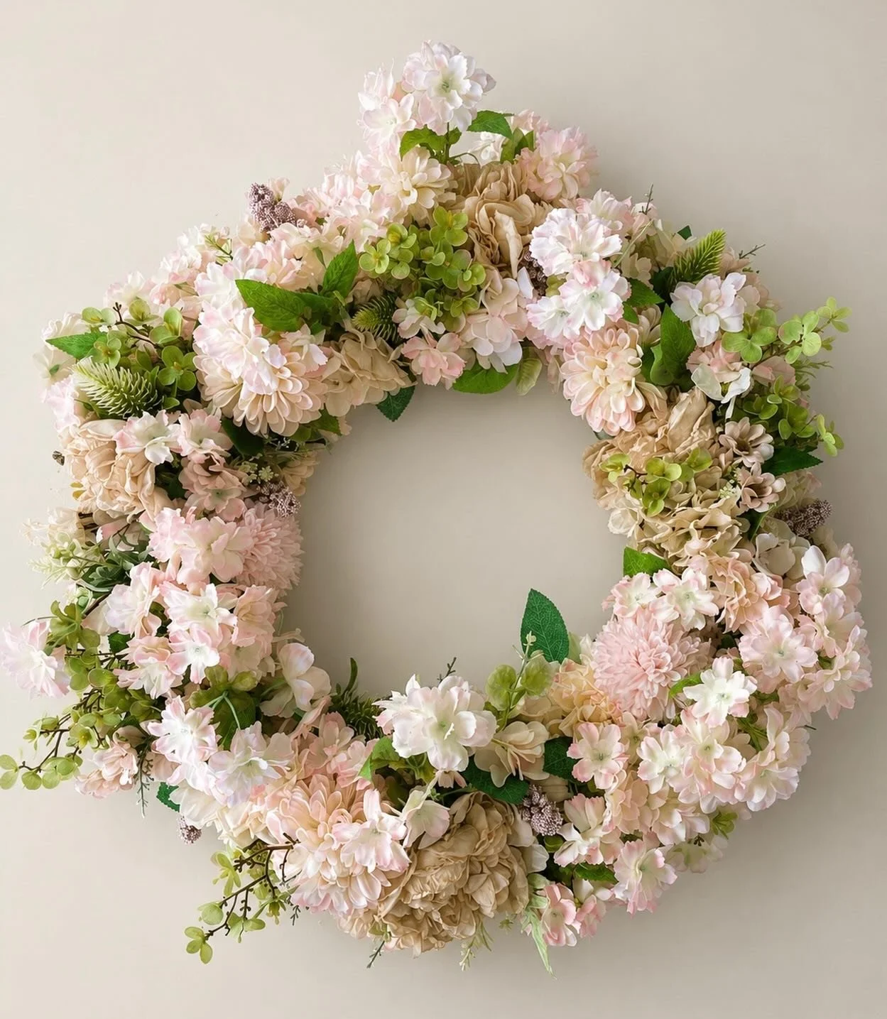 New design limited stock and only 2 left now.
The pink blossom wreath, just packed with pinky/ivory blossoms, wildflowers, summer blooms and a tint touch of greens,
60cm &pound;80 xx #summer