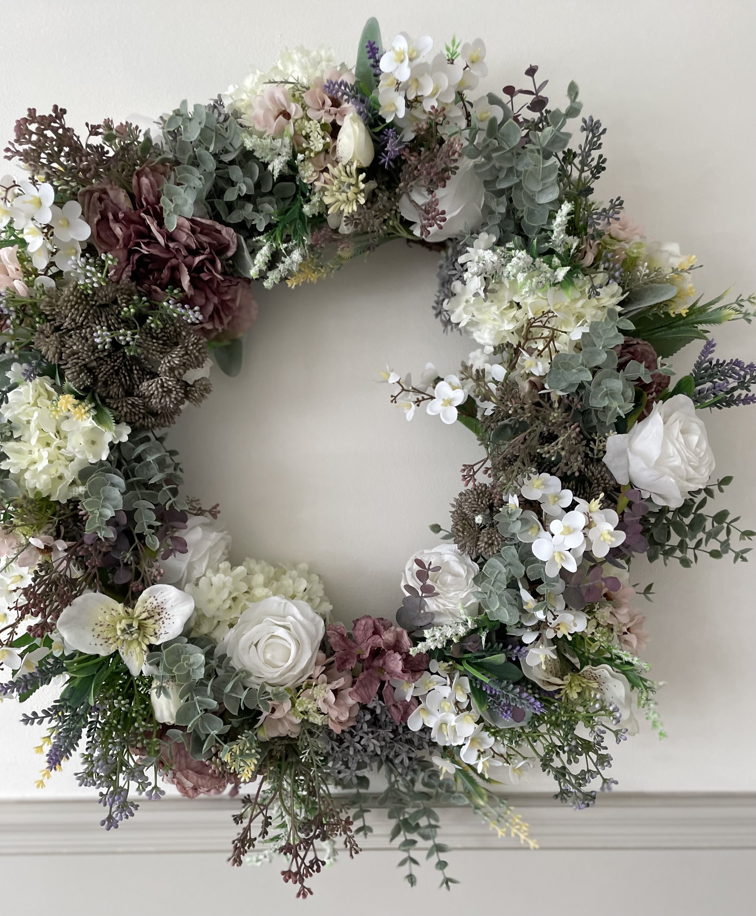 Summer Nordic rose wreath