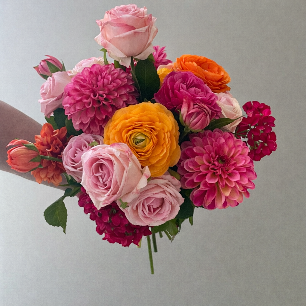 Brights wedding bouquet no1