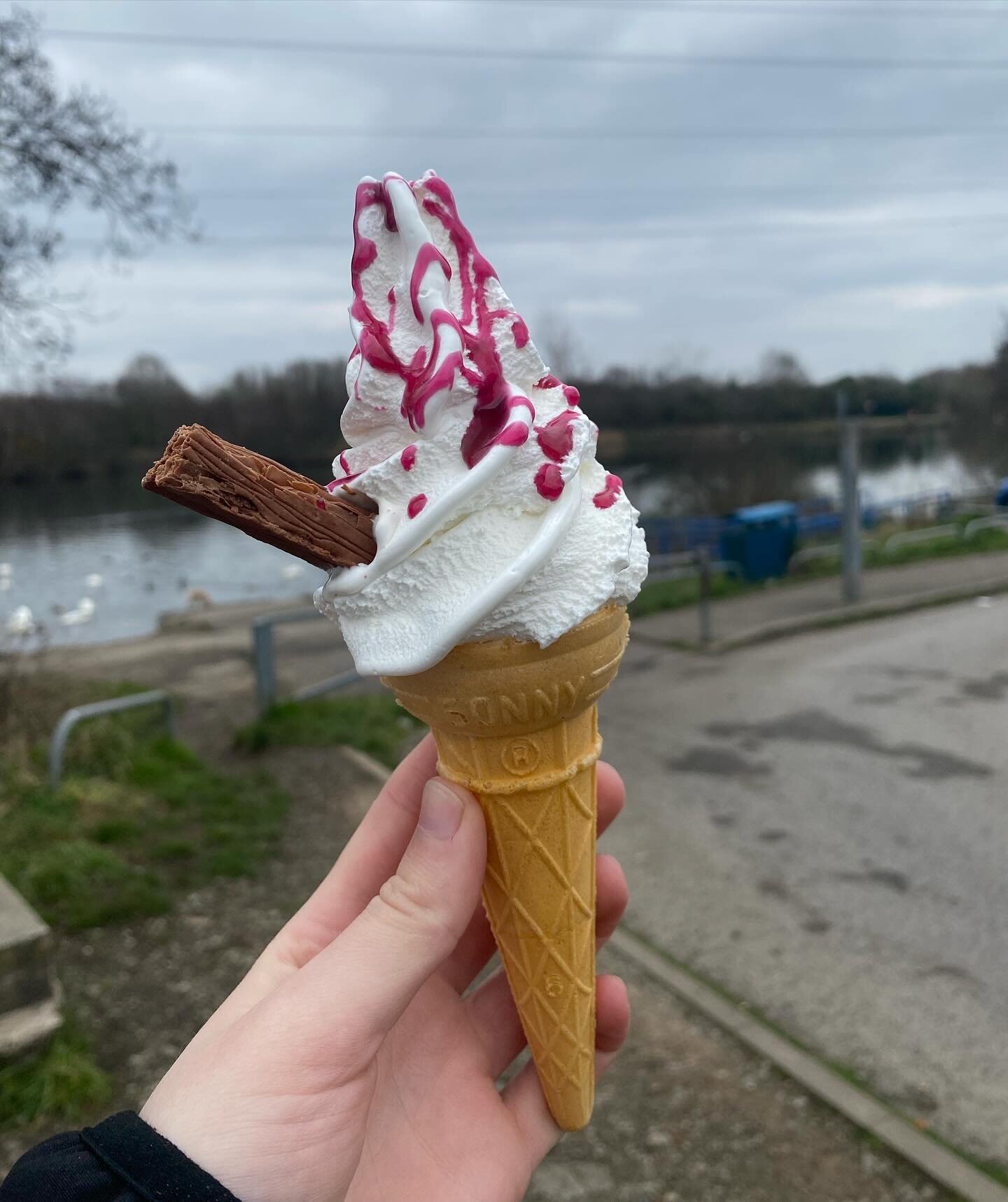 There&rsquo;s nothing better than just a flake and a bit of raspberry sauce 🍦

#lewisbrosicecream #icecream #icecreamlover #flake #icecreamvan #sweet #sweettreats #vanlife #dessert #local #warrington #manchester #manchesterfood #cheshire #warrington