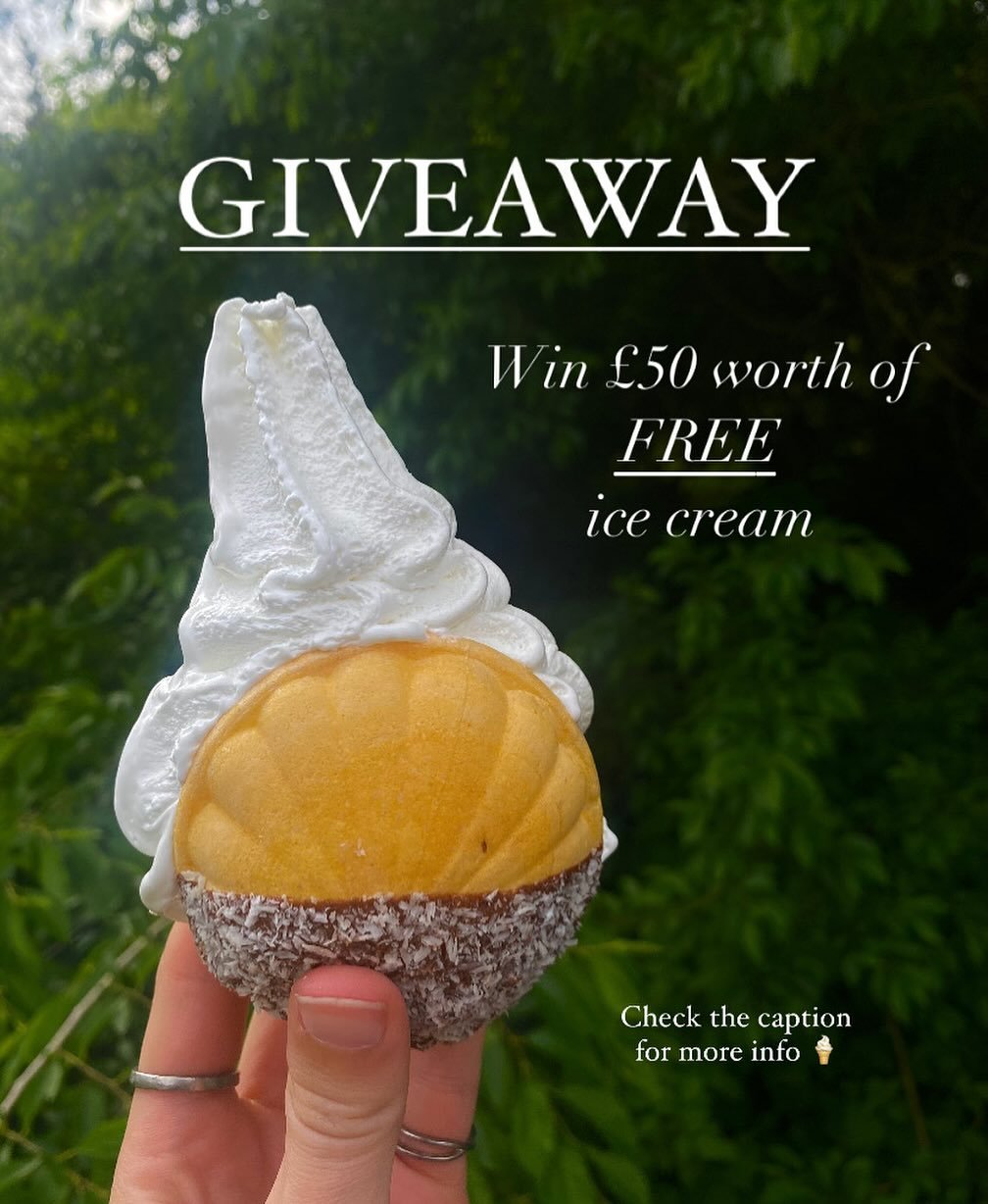 ✨GIVEAWAY TIME!!!✨

For a chance to win &pound;50 worth of FREE ice cream, all you have to do is:

&bull; Follow us on Facebook/ Instagram
&bull; Like and Share this post
&bull; Tag 3 friends who you&rsquo;d share an ice cream with 🍦

Winner will be