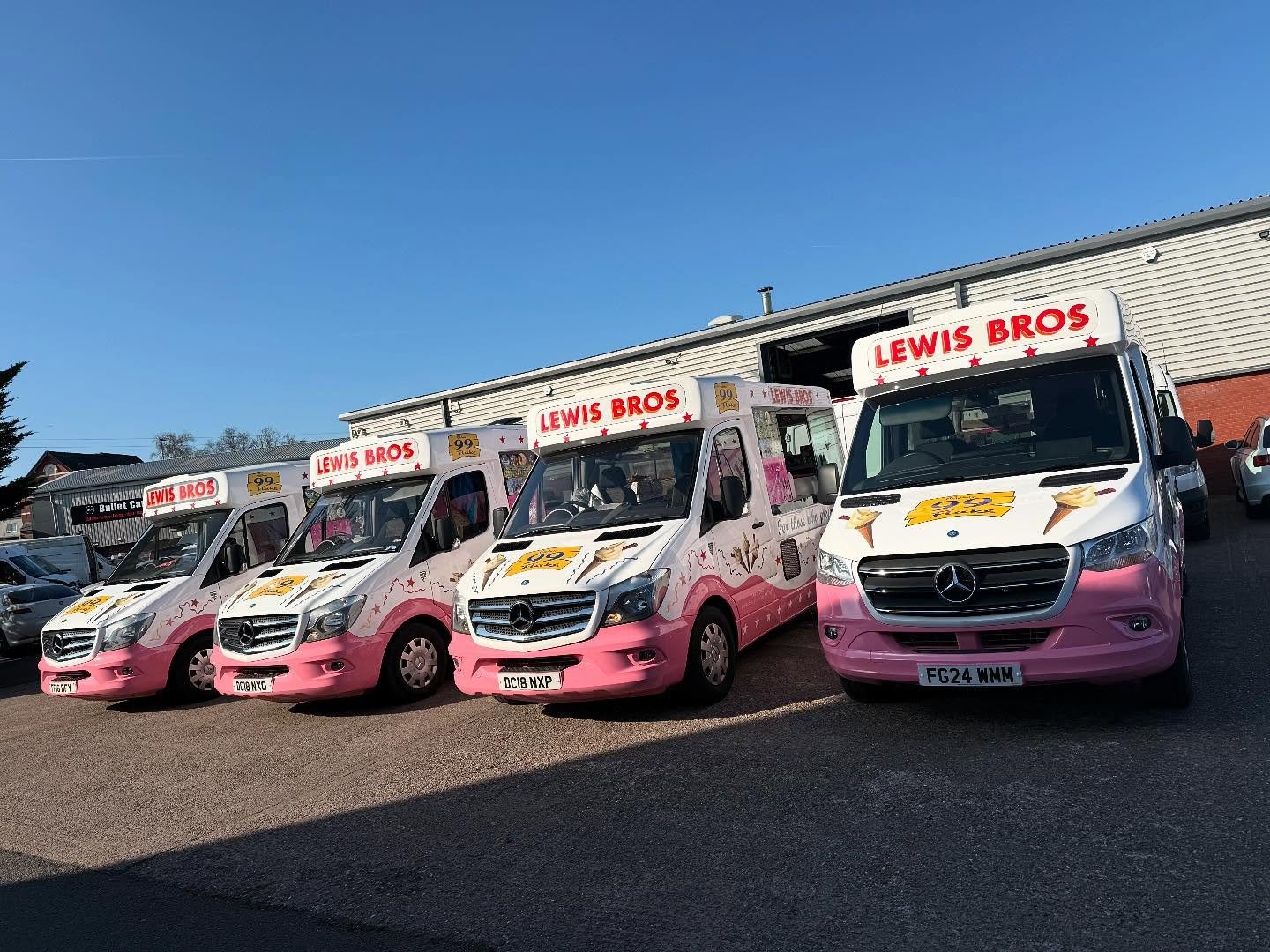 Our fleet π Ready to serve top quality ice creamπ¦ βοΈAlso available to hire for eventsβοΈ