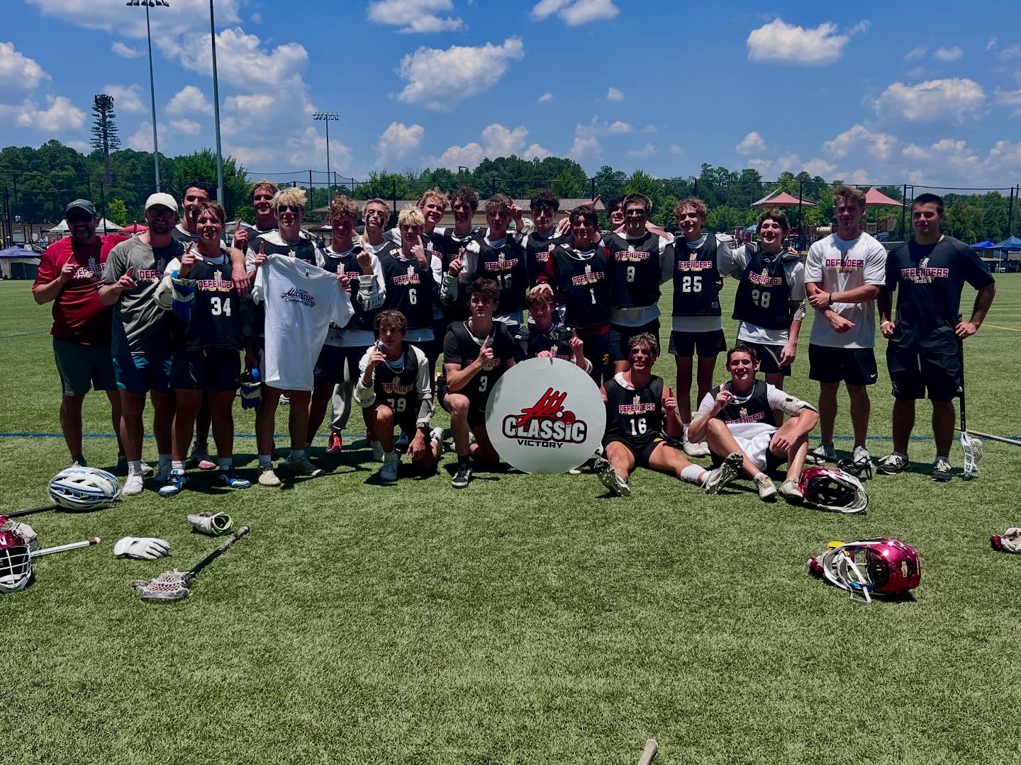 ATL Classic High School B Champs #gotrojans #lassitersports #defendersoftroy