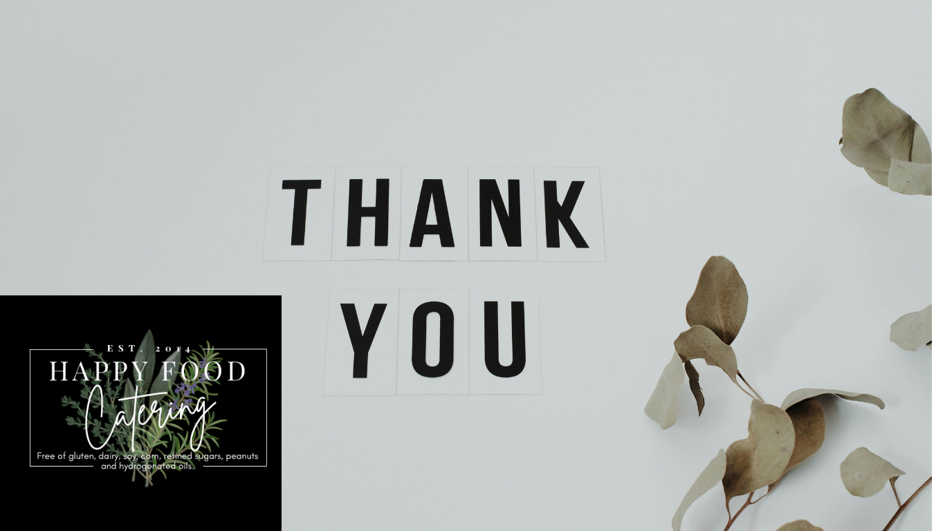Nourishing Gratitude: A Thank You Note from Happy Food