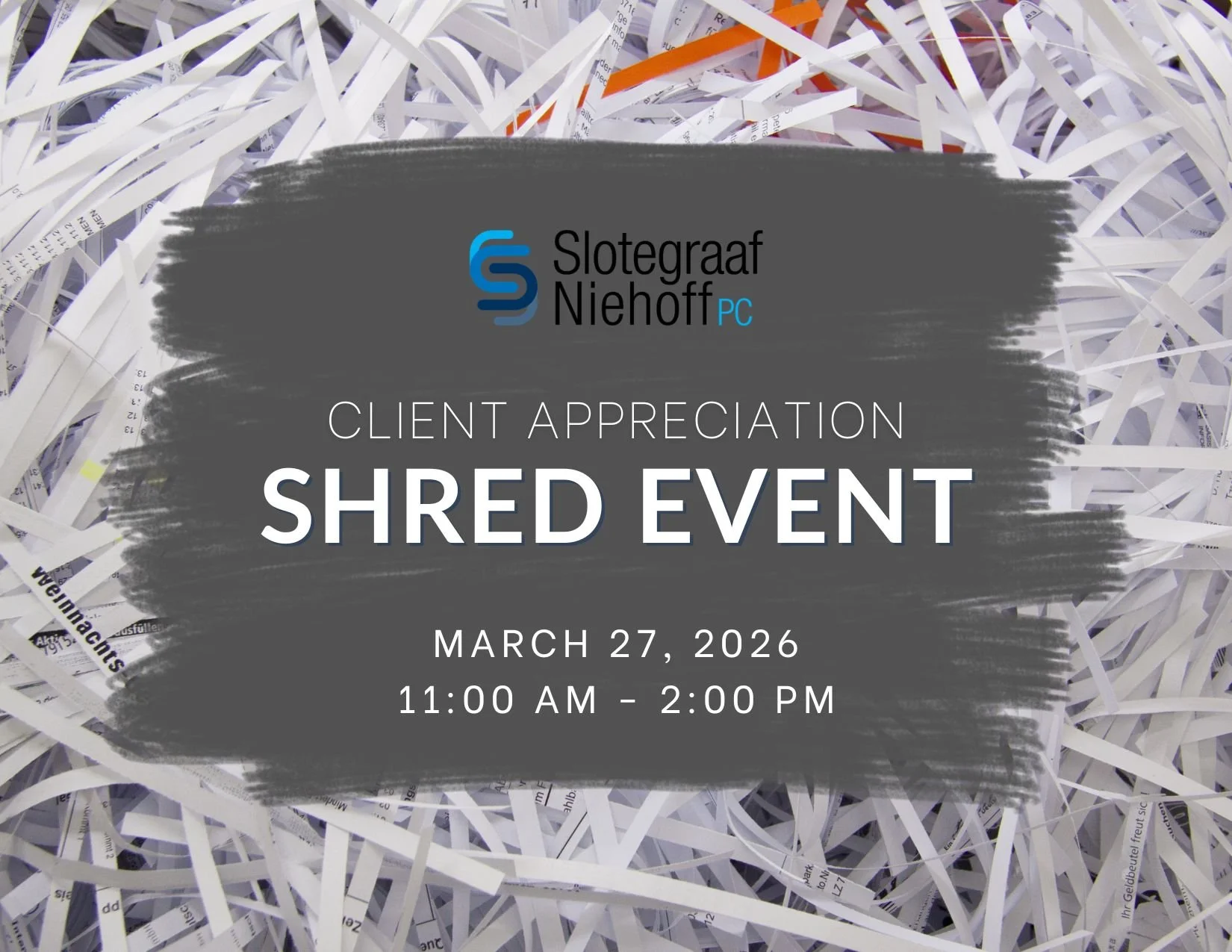 Annual Client Appreciation Shred Event: Declutter and Give Back
