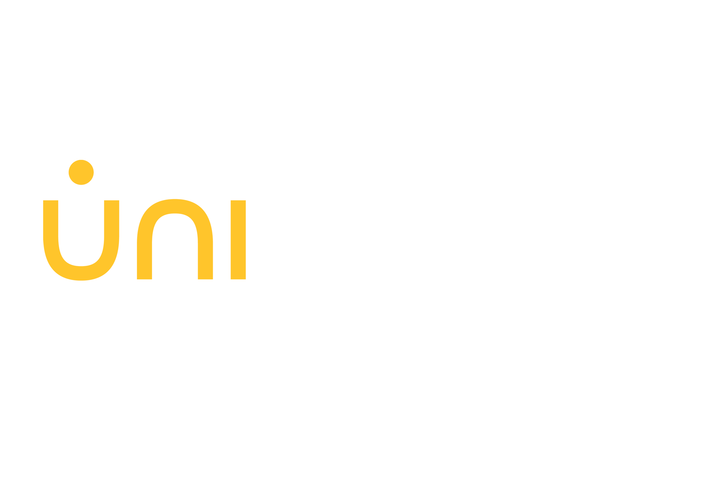 Uniguest logo with black background, yellow and white text.