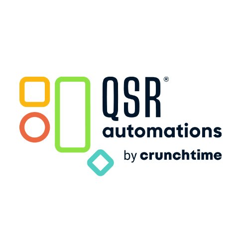 QSR automations logo with colorful geometric shapes and text.