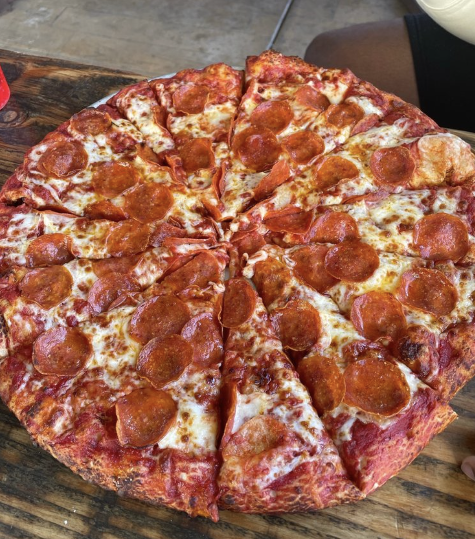 Photo of a pepperoni pizza