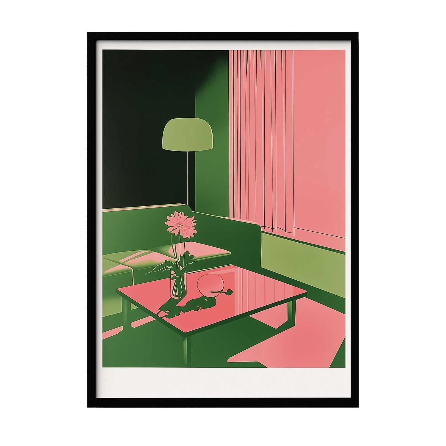 Bold Pink Living