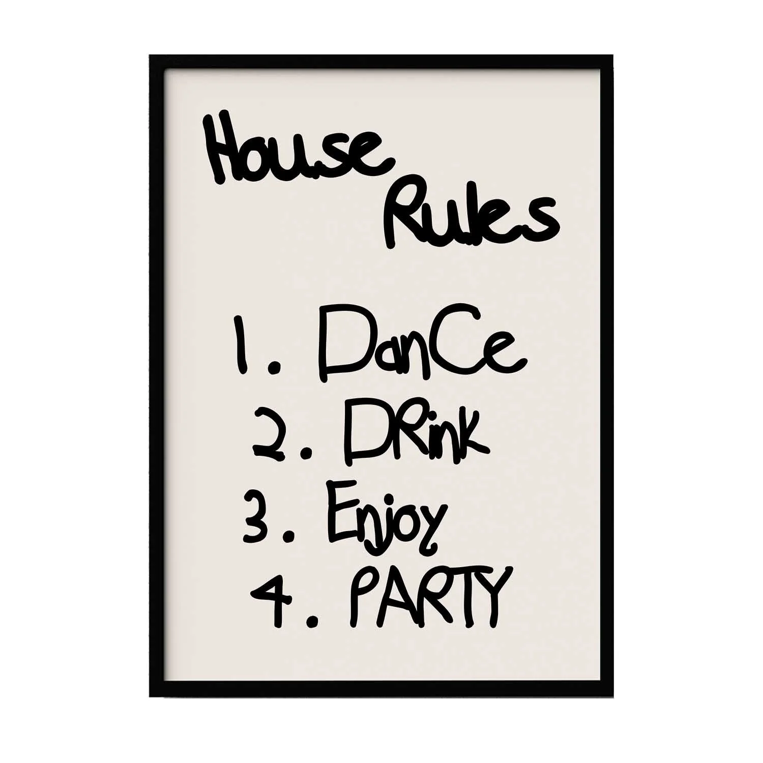 House Rules (black)