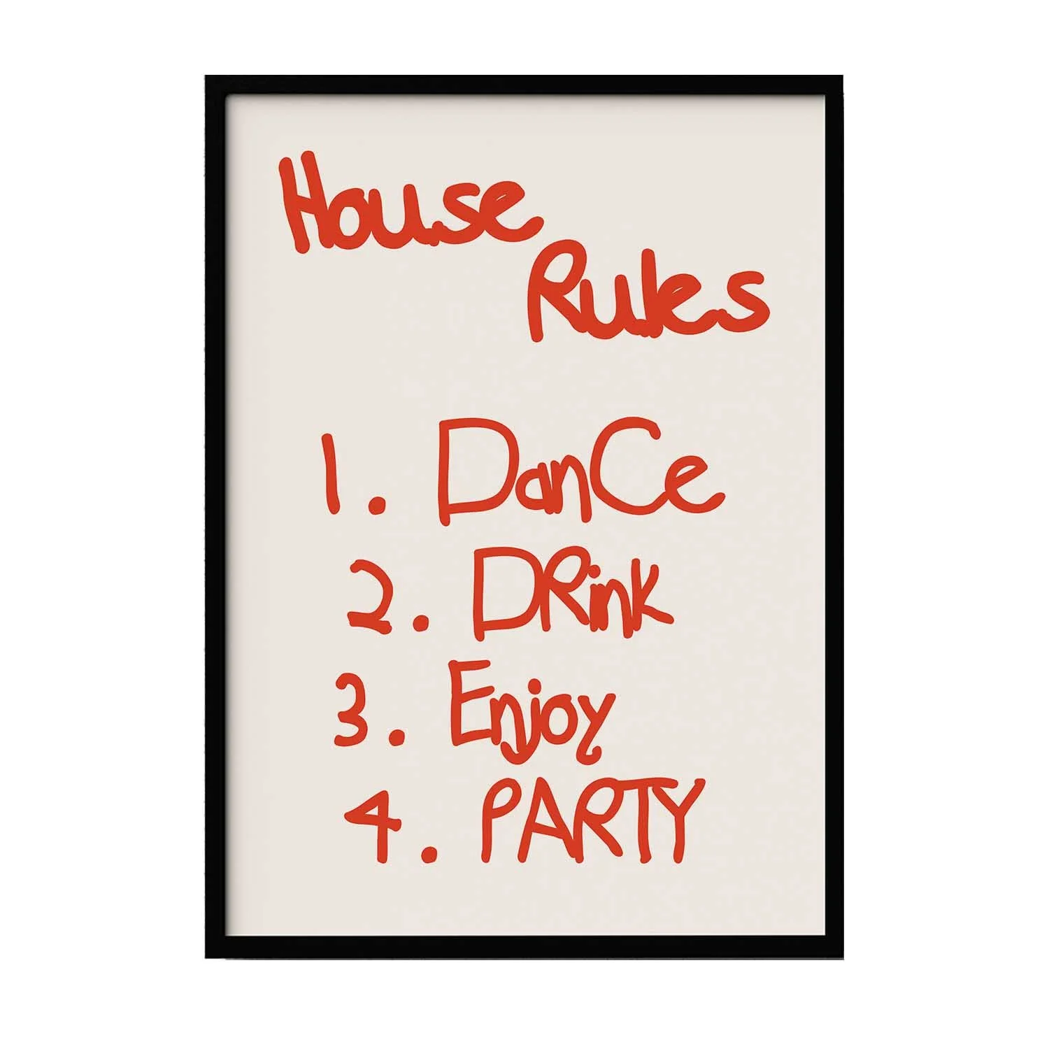 House Rules (red)