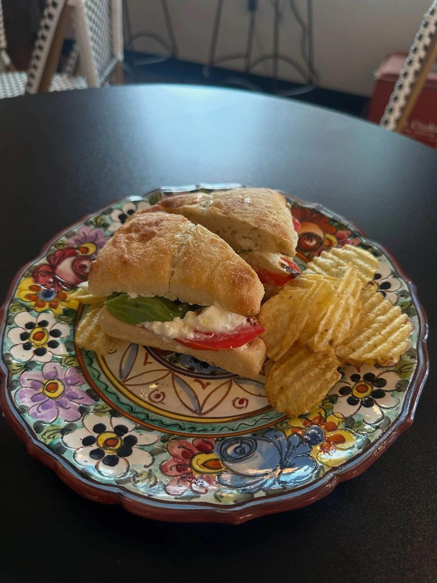 She&rsquo;s back! The Caprese is our July Panino of the Month 🍅✨ 

A summer classic and total fan fave&mdash;fresh mozzarella, juicy tomatoes, basil from our garden, and a drizzle of balsamic. The red, white, and green of the Italian flag proudly sh
