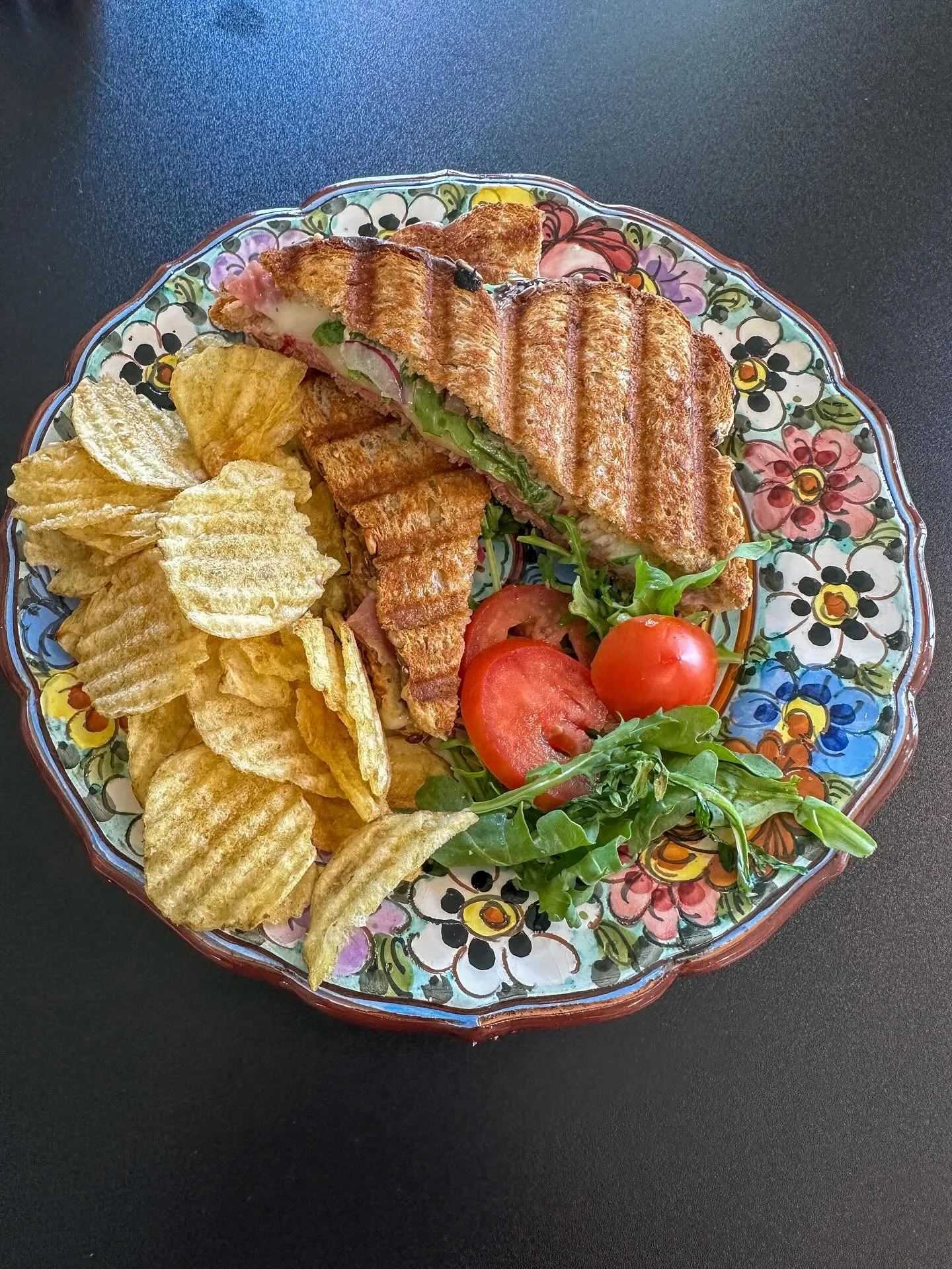 The Bergamo &mdash; prosciutto, fig balsamico, fontina, and arugula. A little sweet, a little savory, and a lot worth trying before summer slips away!!