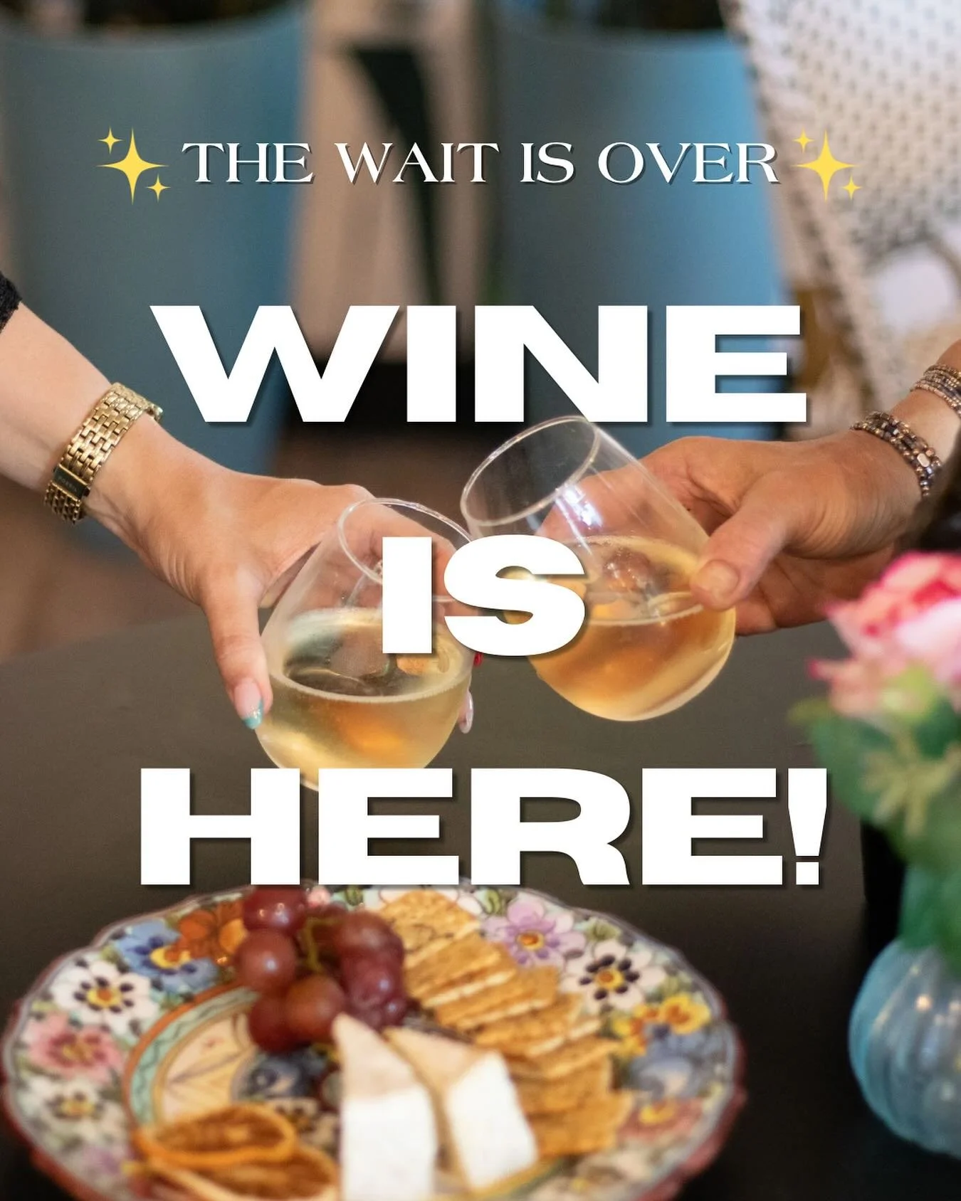 🍷✨ THE WAIT IS OVER ✨🍷
We are so excited to finally announce&hellip; Fiore Caf&eacute; is officially serving wine starting tomorrow, Friday, October 3rd!

Even better: our extended hours also begin this weekend.
📅 Thursday, Friday, Saturday
🕓 Ope