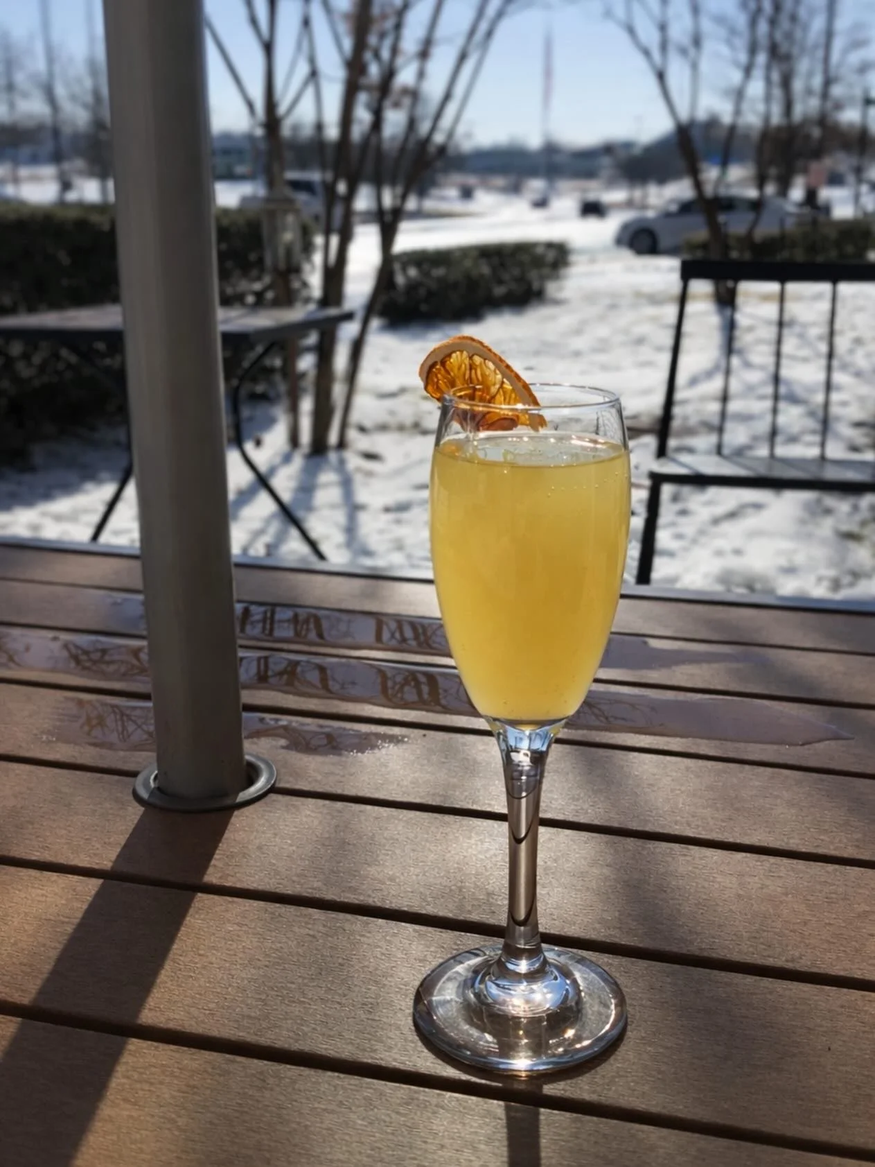 We&rsquo;re open and the ice is finally melting!! If you&rsquo;re stuck at home with the kids today, come get a break with a mimosa, gelato, or both. We don&rsquo;t judge!