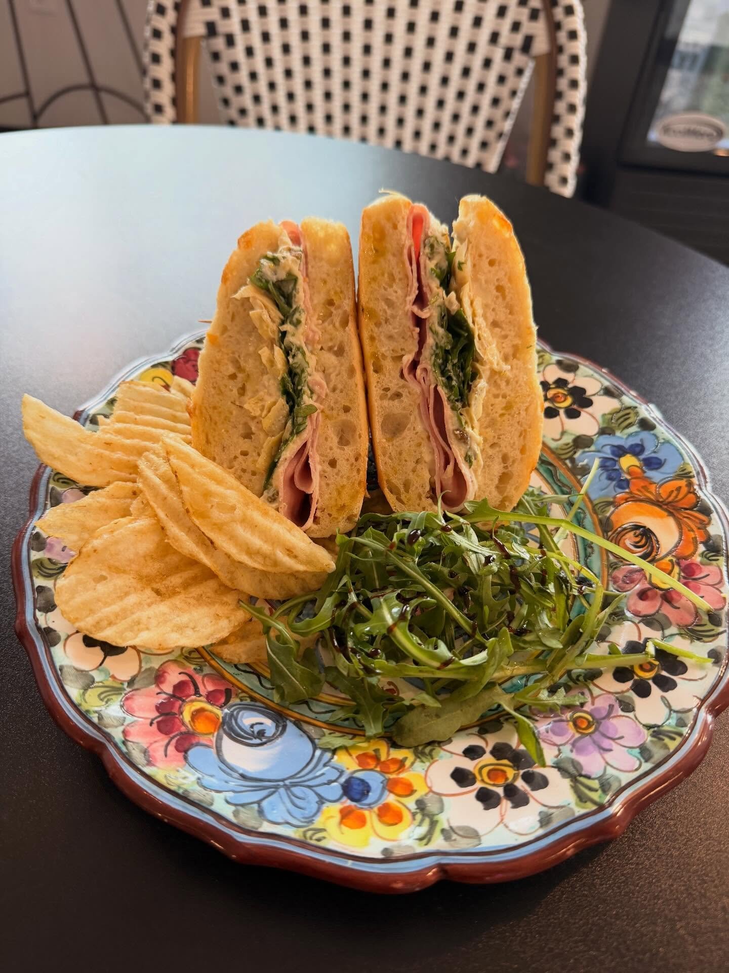 In case you needed a reminder&hellip; The Hana is our February Panini of the Month 💘

Mortadella, whipped ricotta, pistachio gremolata, and marinated artichokes on warm panino perfection.

#fortworth #eatlocal #panini