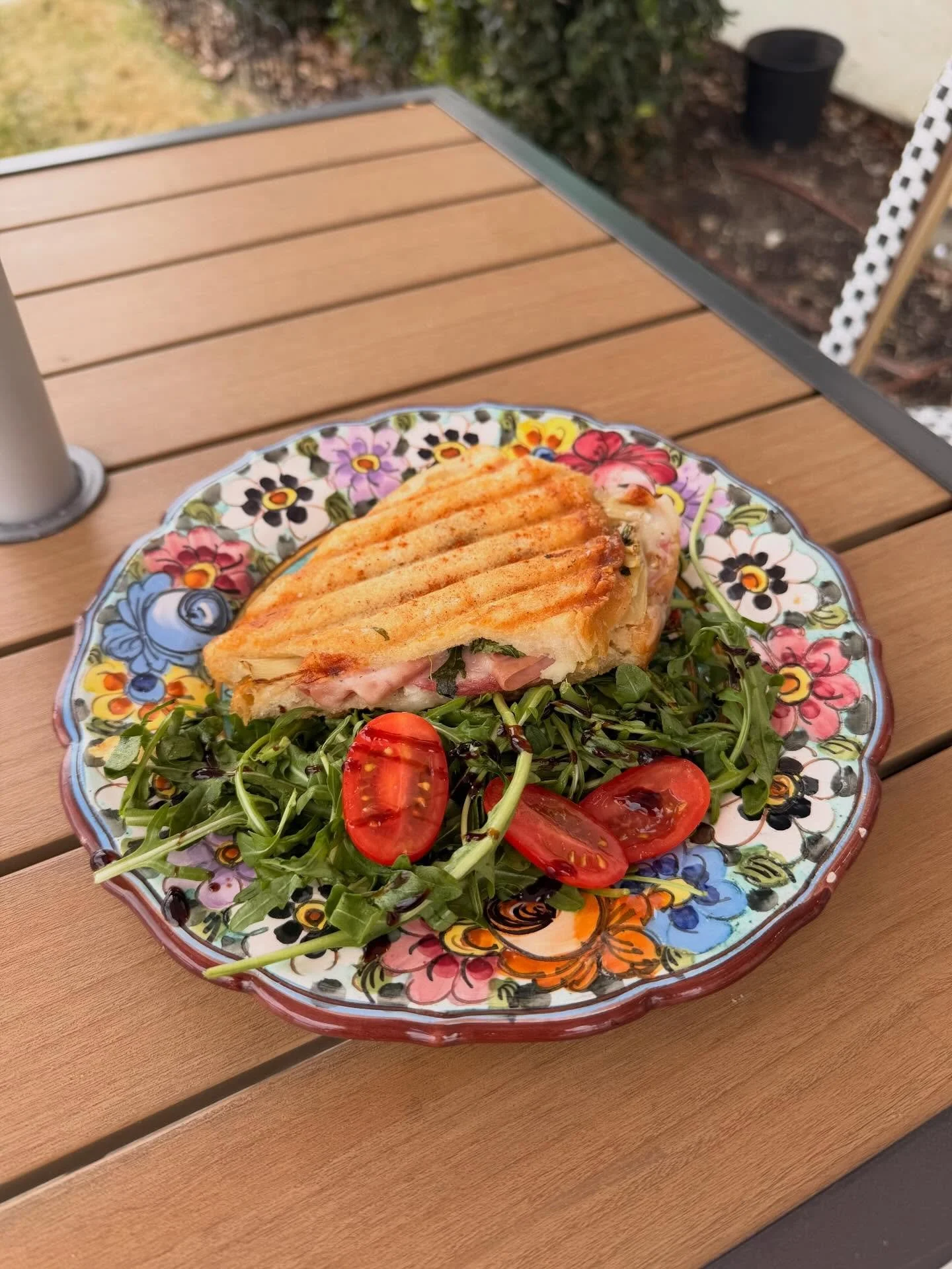 March Panino: The Carciofo 

Salami and mortadella layered with marinated artichokes, pressed warm for a perfectly crisp exterior and melty center. 

Available all month!