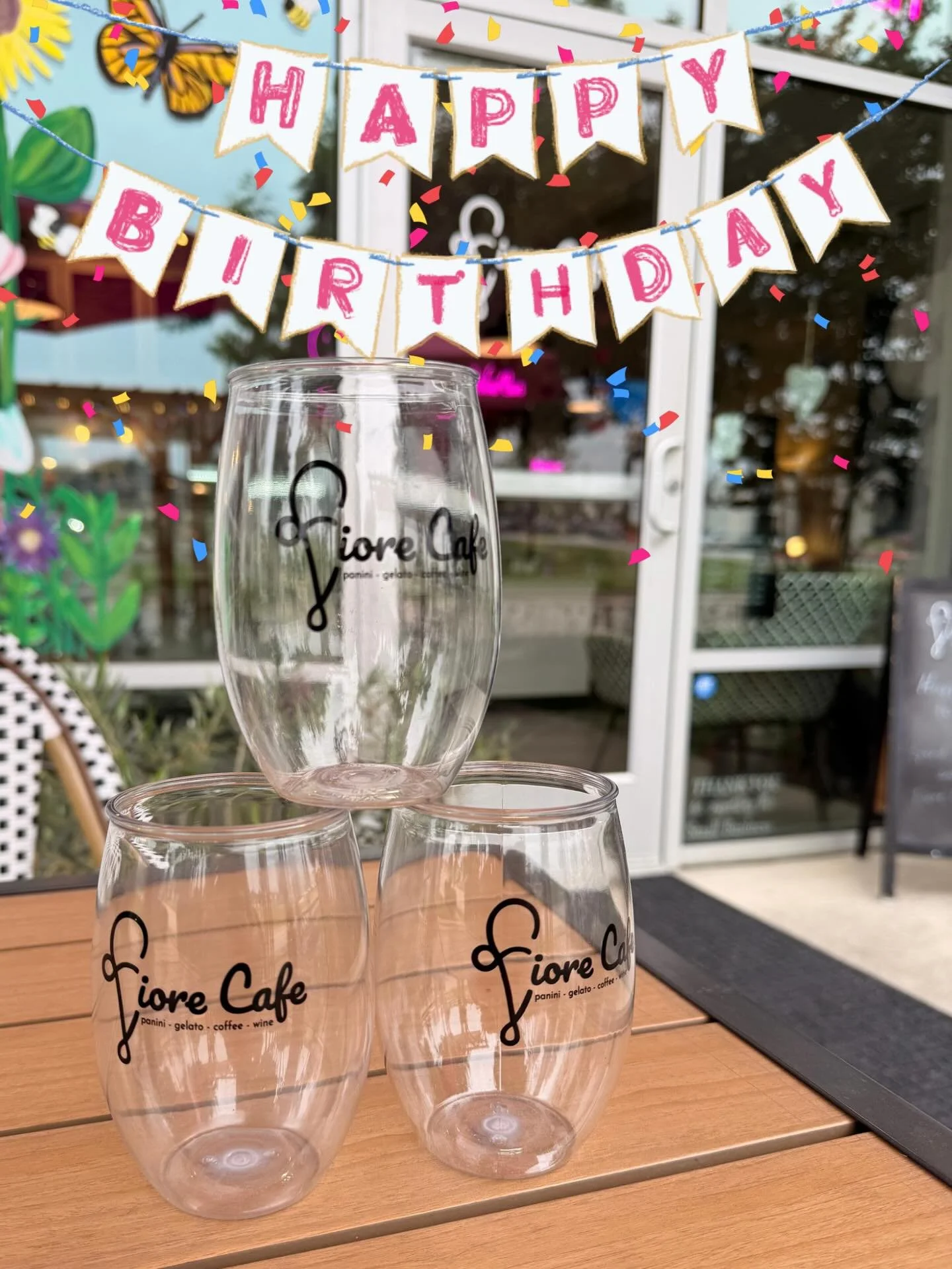 We are officially in party mode at Fiore Cafe as we celebrate a very special double birthday for our owner, Hana, and another wonderful year of Fiore! 🎂☕️

To keep the good vibes going and say thank you for being part of our journey, we have a littl