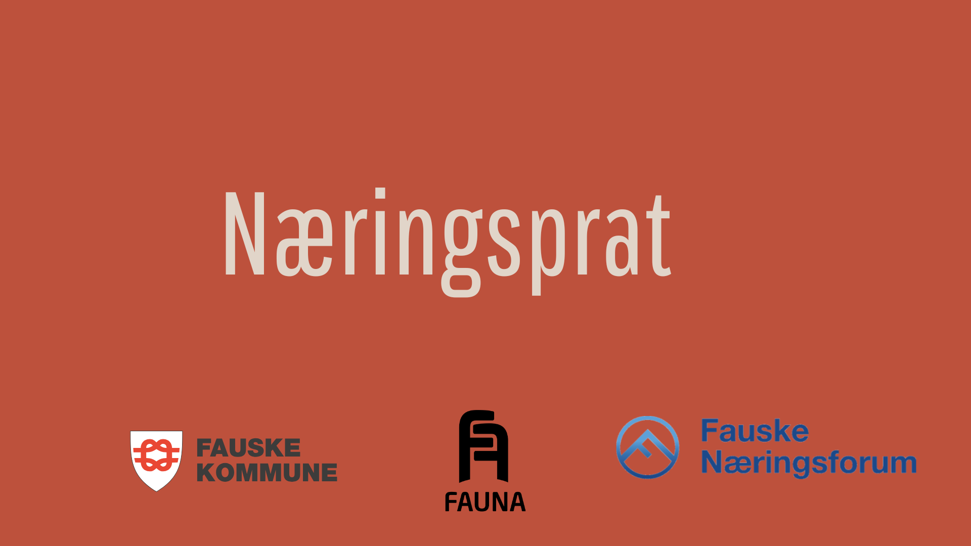 Næringsprat – Bli med å forme ny strategisk næringsplan