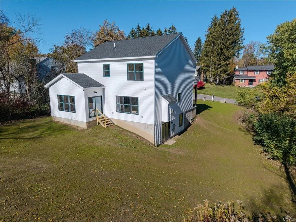 Backyard and sideyard