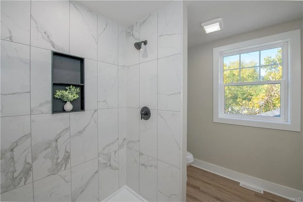 Primary bathroom walk in shower