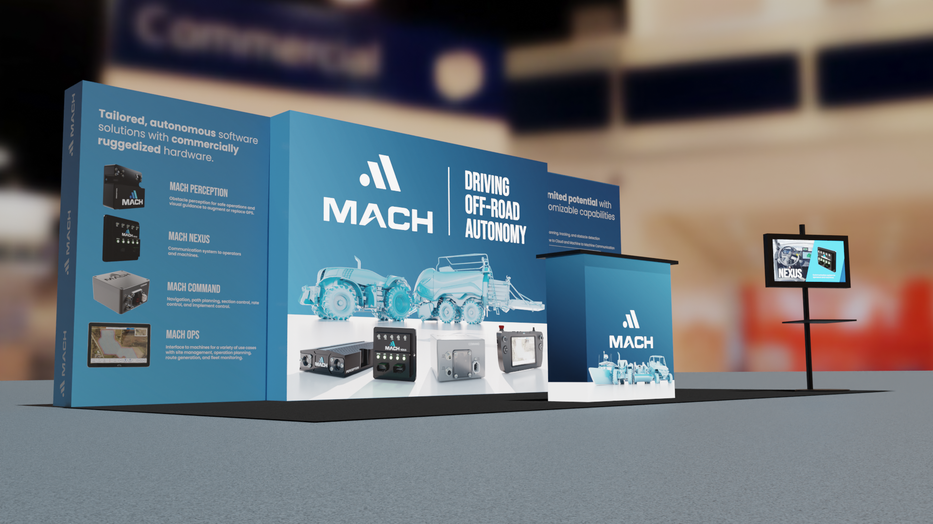 Trade show booth 20' (L)
