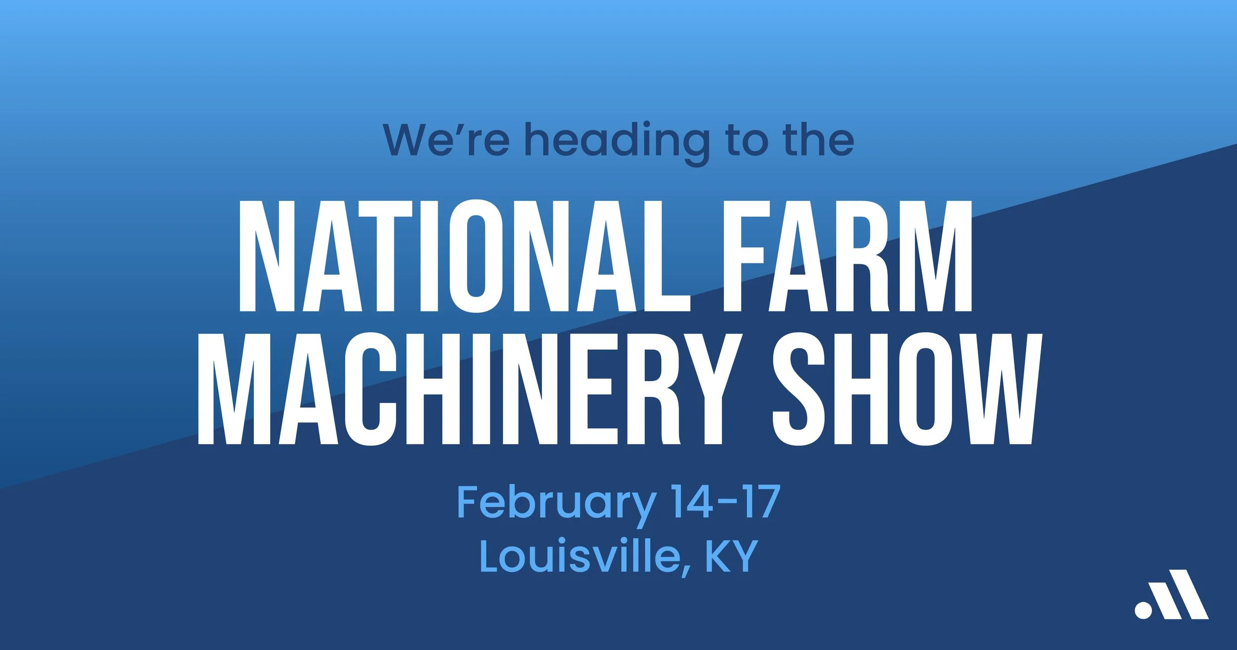 Mach Trade show announcement graphics