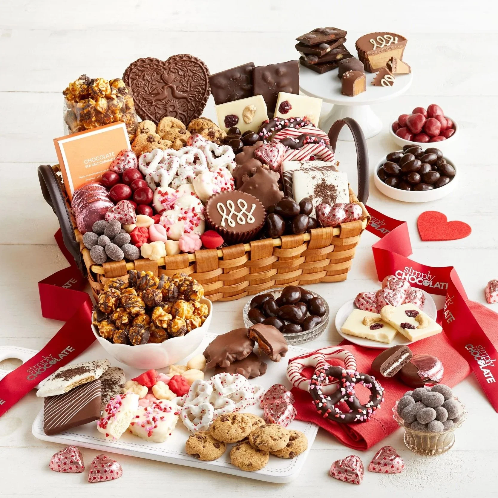 Simply Chocolate® Decadent Valentine Gift Basket