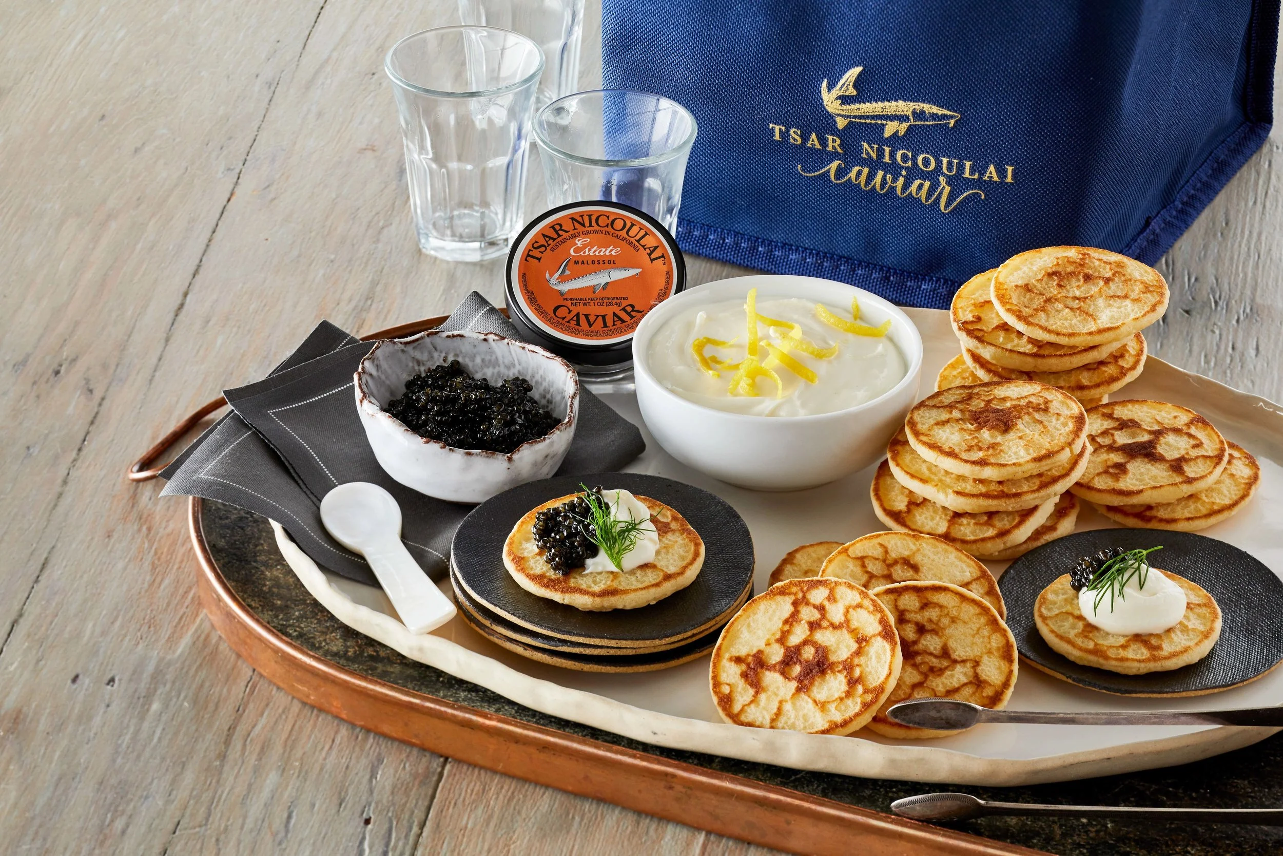 Tsar Nicoulai Estate Caviar Gift Set