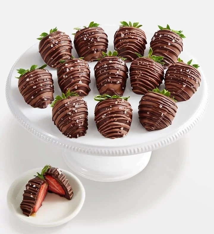 Caramel Sea Salt Artisan Belgian Chocolate Berries