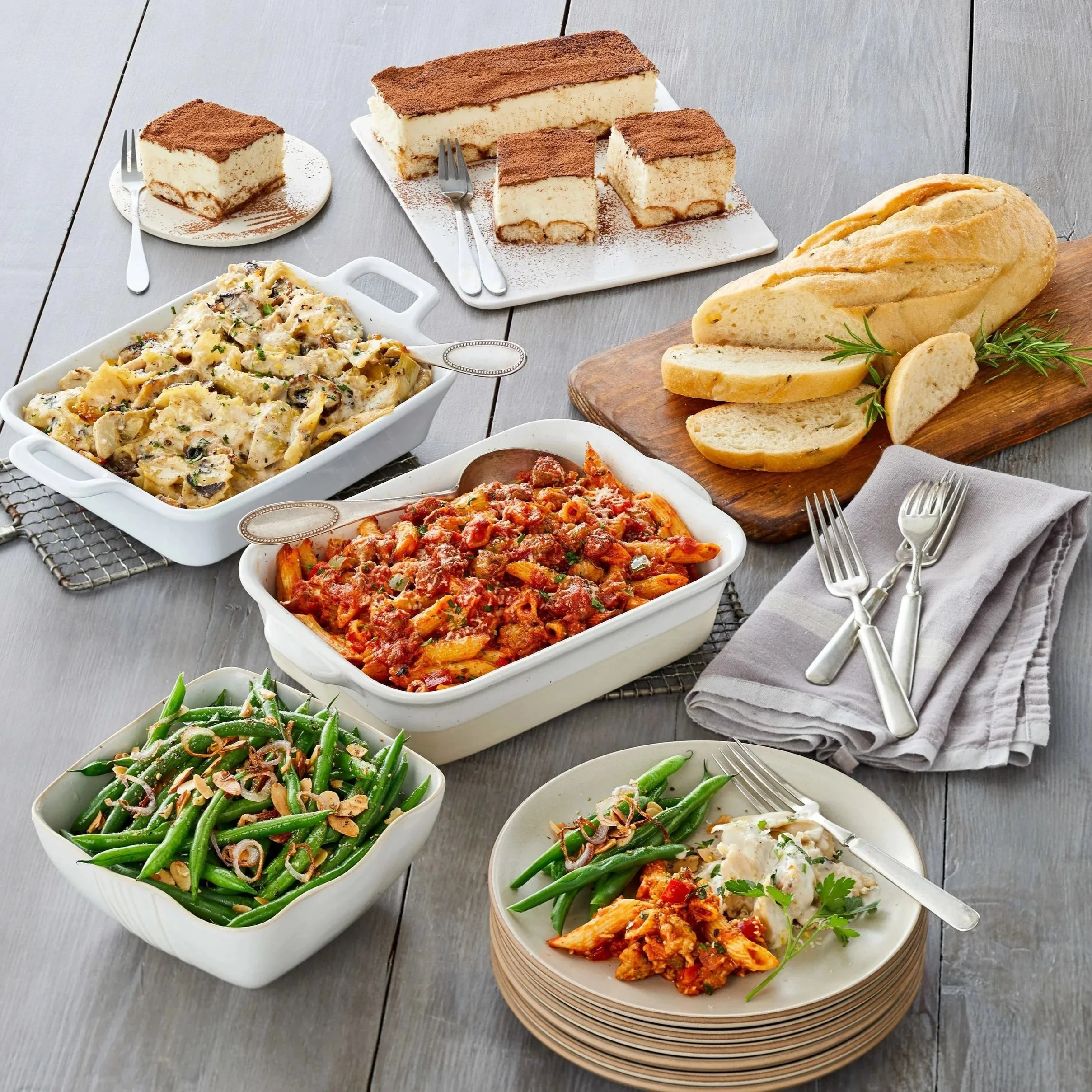 Family-Style Italian Meal