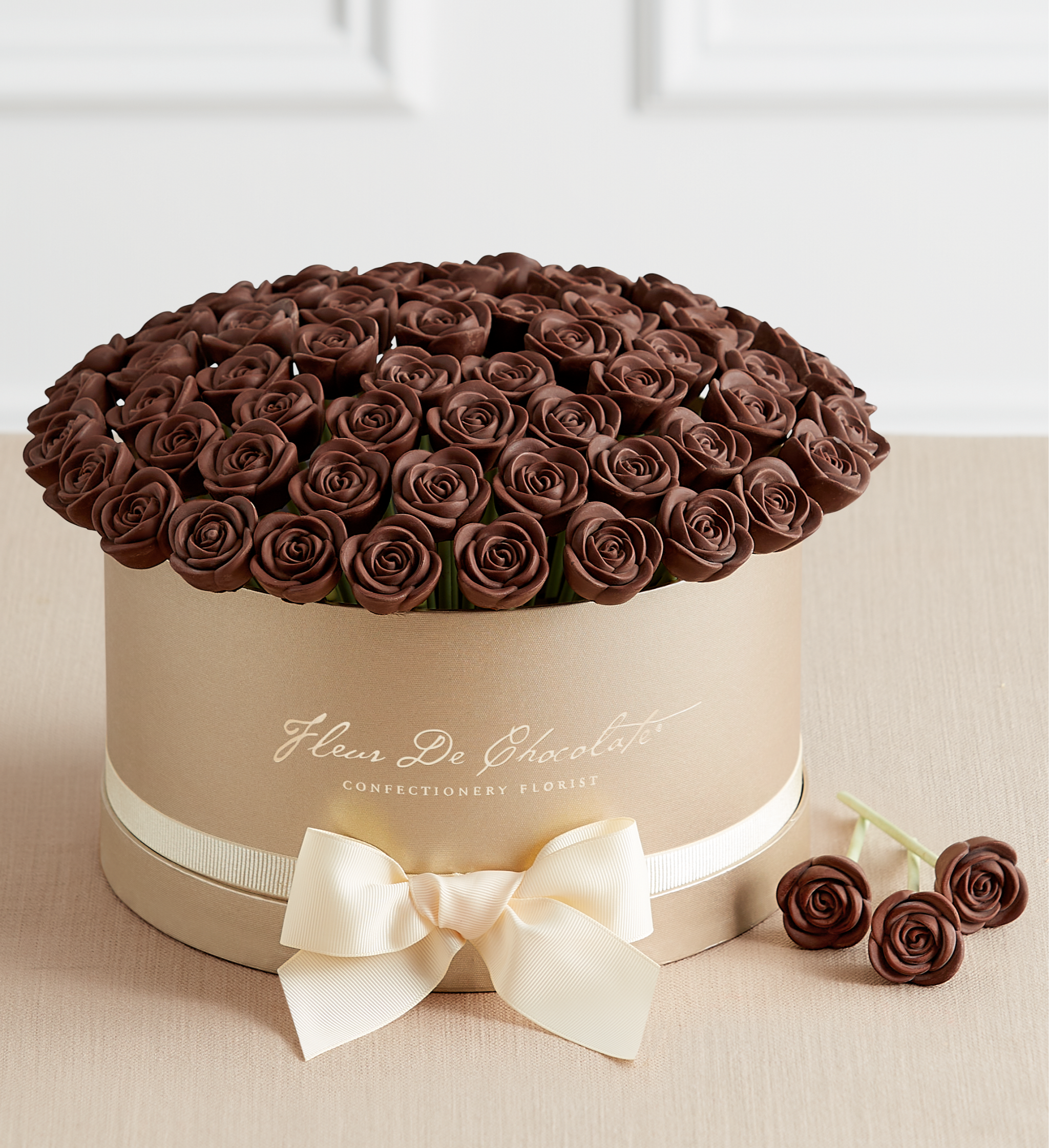 Fleur De Chocolate® Belgian Dark Chocolate Roses