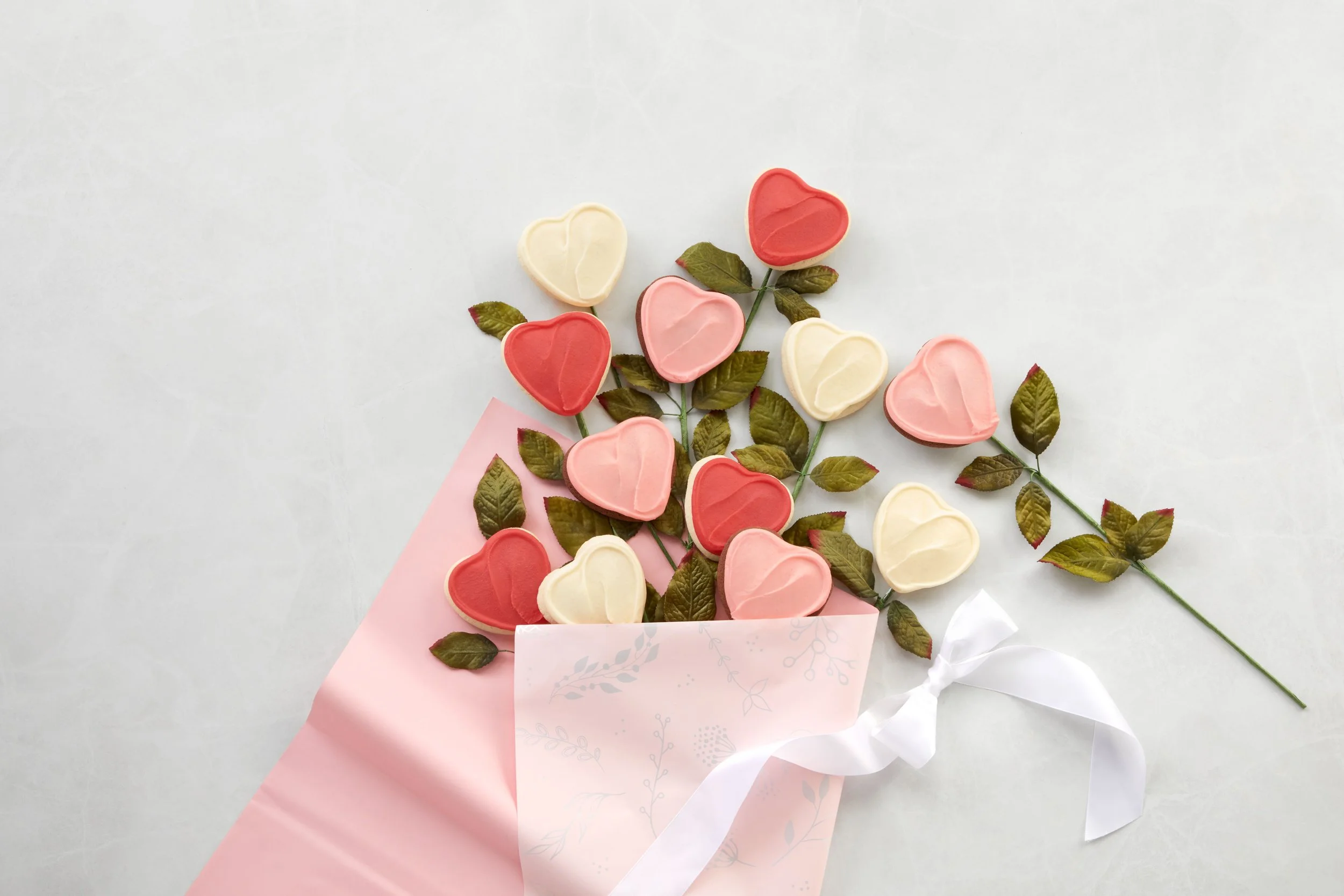 Cookie Flowers® - Long-stem Buttercream-Frosted Sugar Cookies