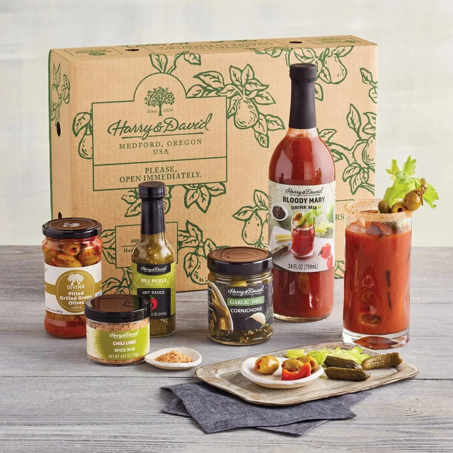 Bloody Mary Kit and Garnishes