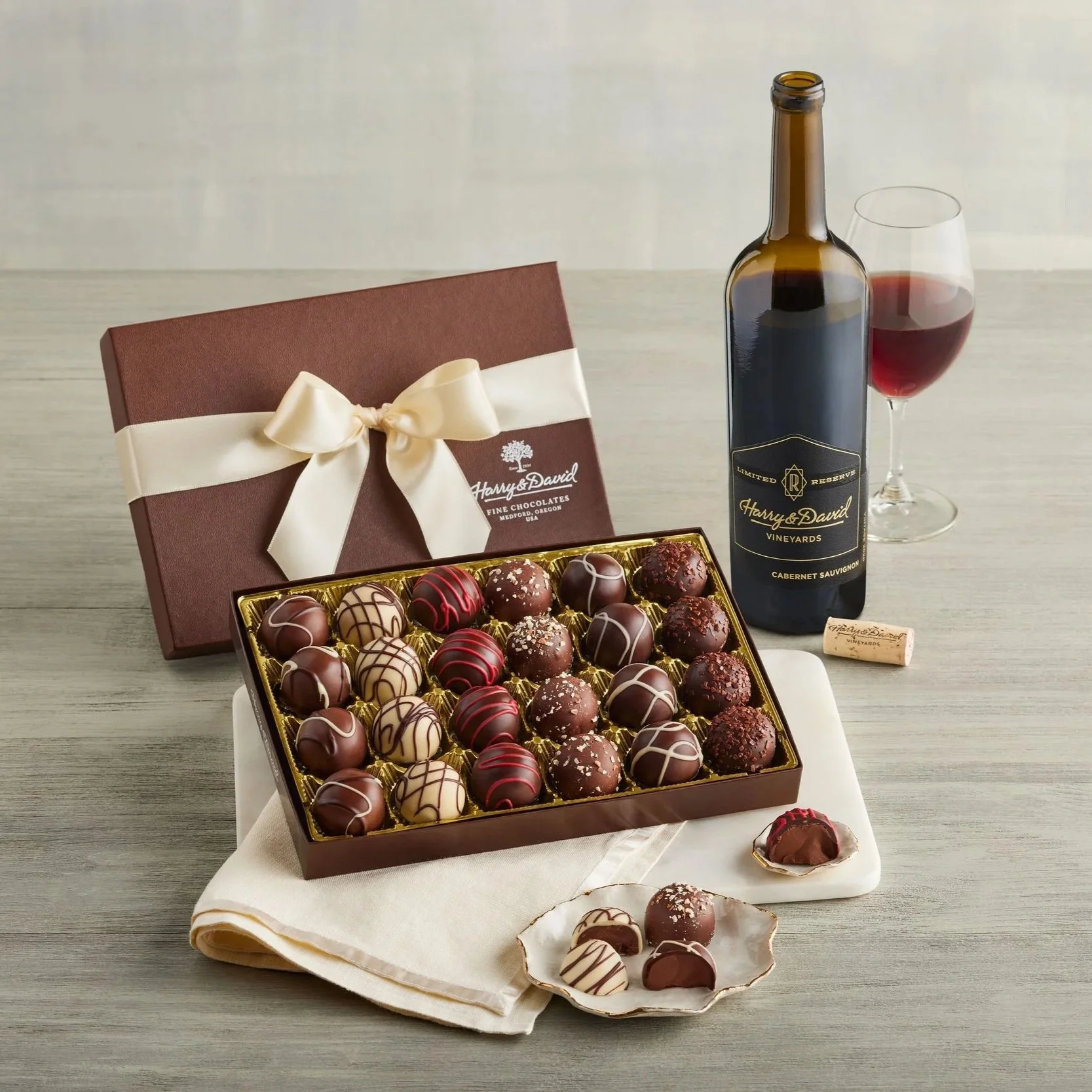 Chocolate Truffles and Reserve Cabernet Sauvignon
