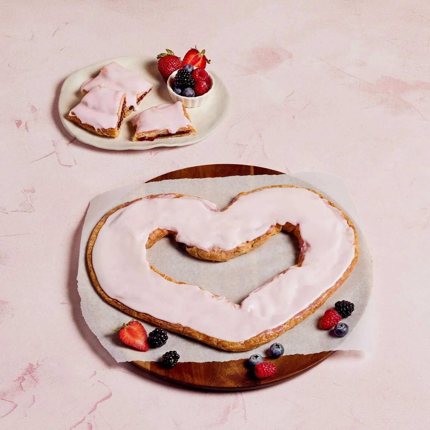 Heart-Shaped Kringle Wreath