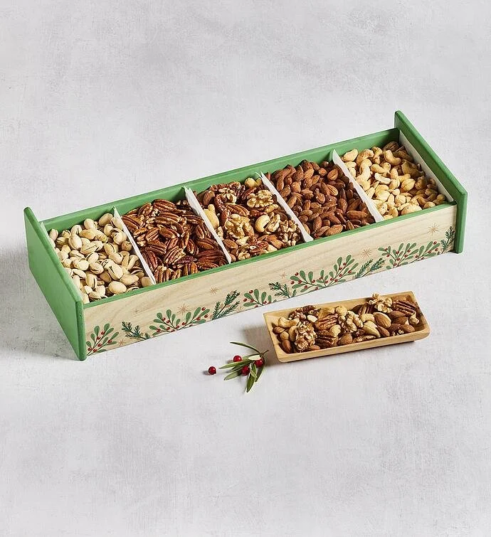 Holiday Mixed Nuts Crate